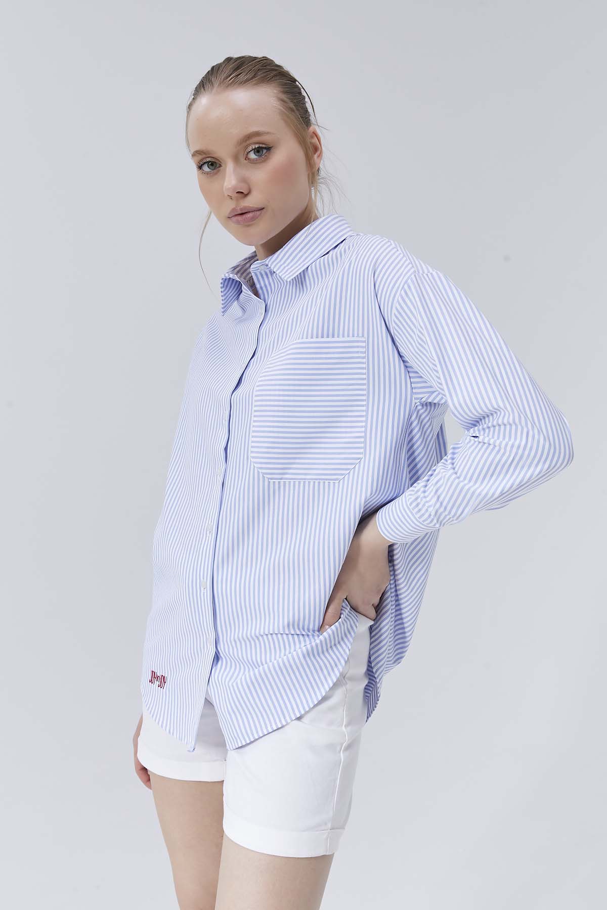 Joy in  Joy  Nakışlı  Gömlek