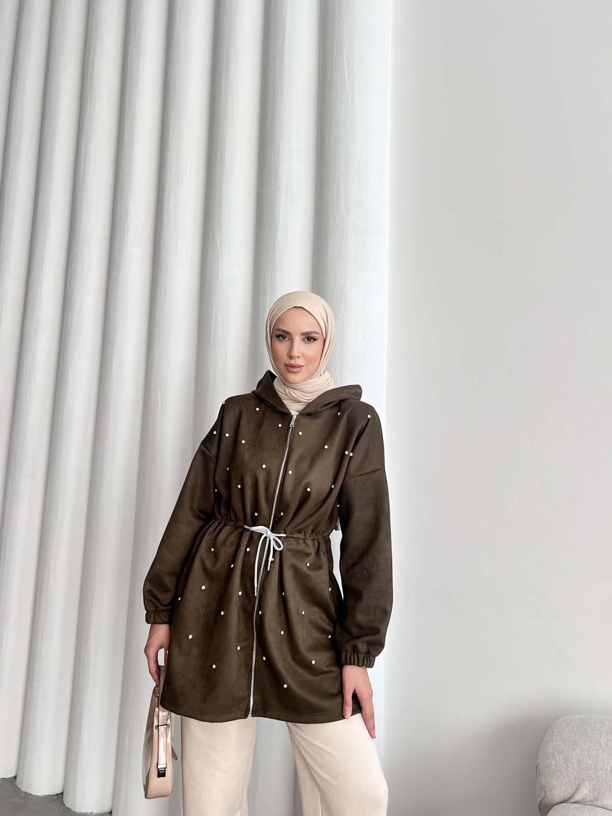 Beyoğlu  Taşlı Fermuarlı  Tunik