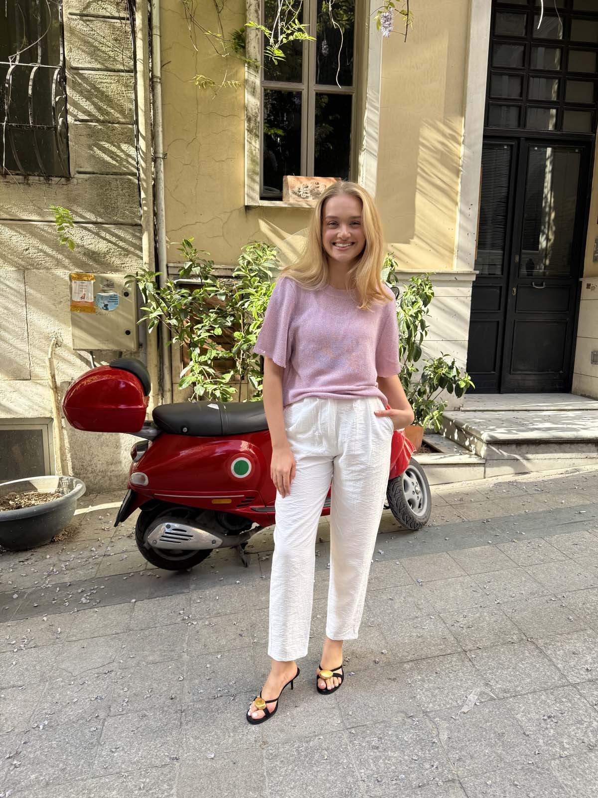 Çift  Pileli  Pantolon