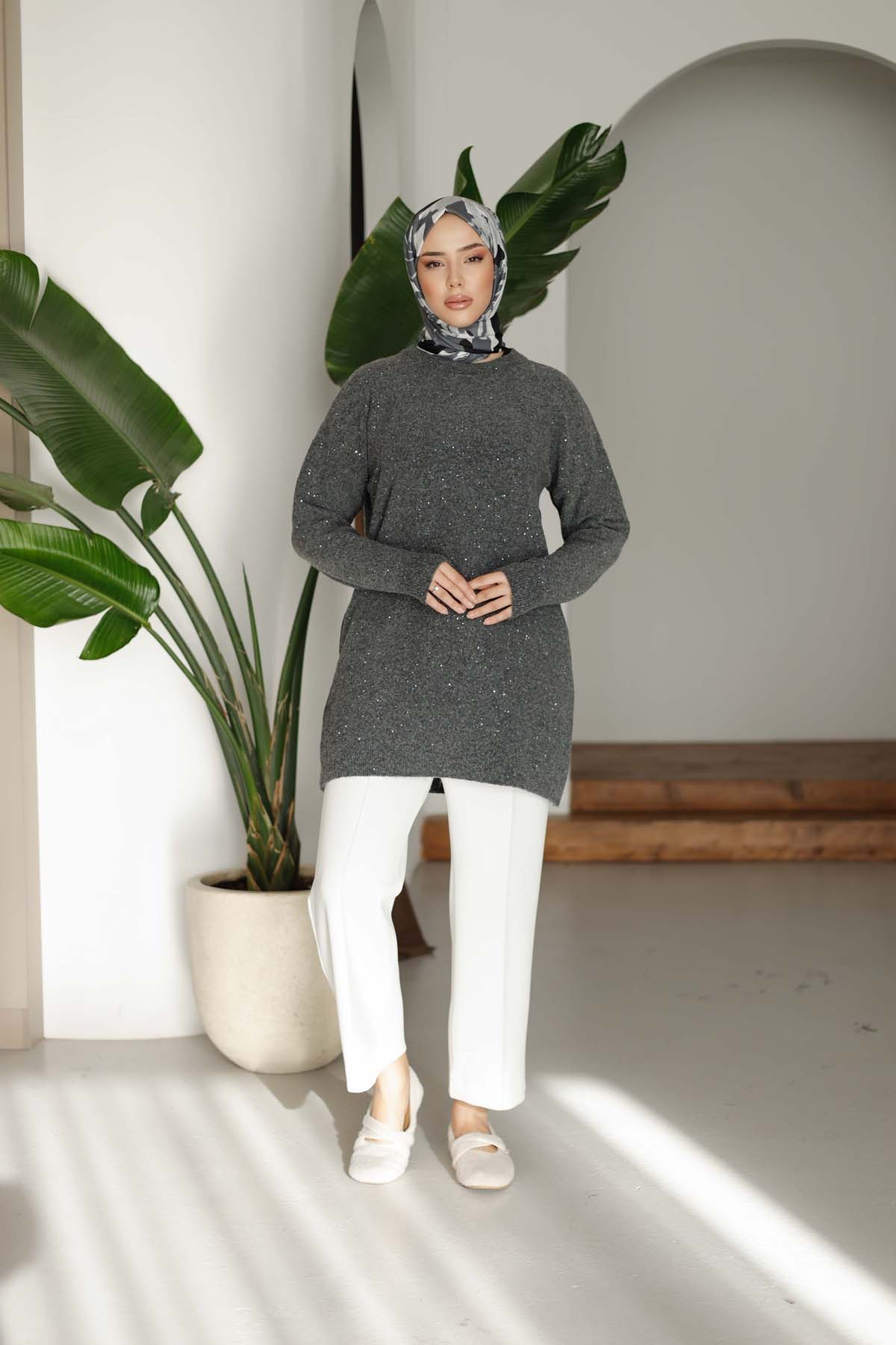 Simli Ve Pullu Tunik