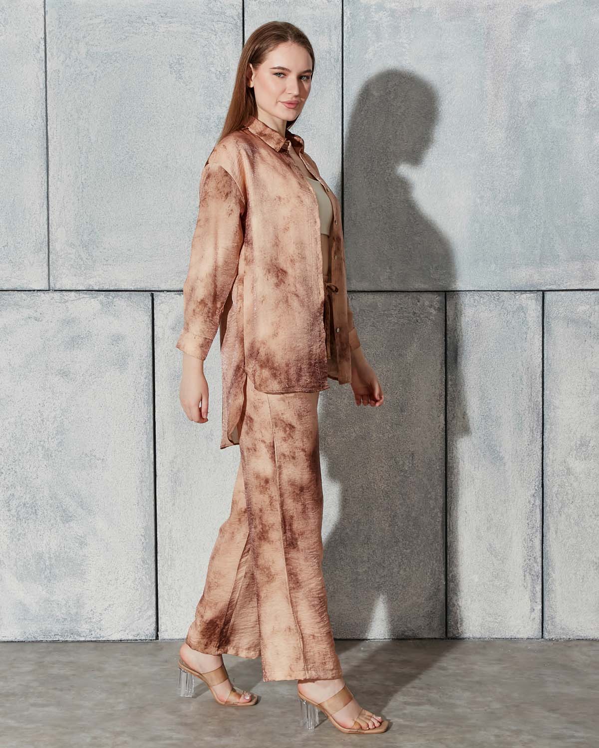 Batik Desenli İkili Takım