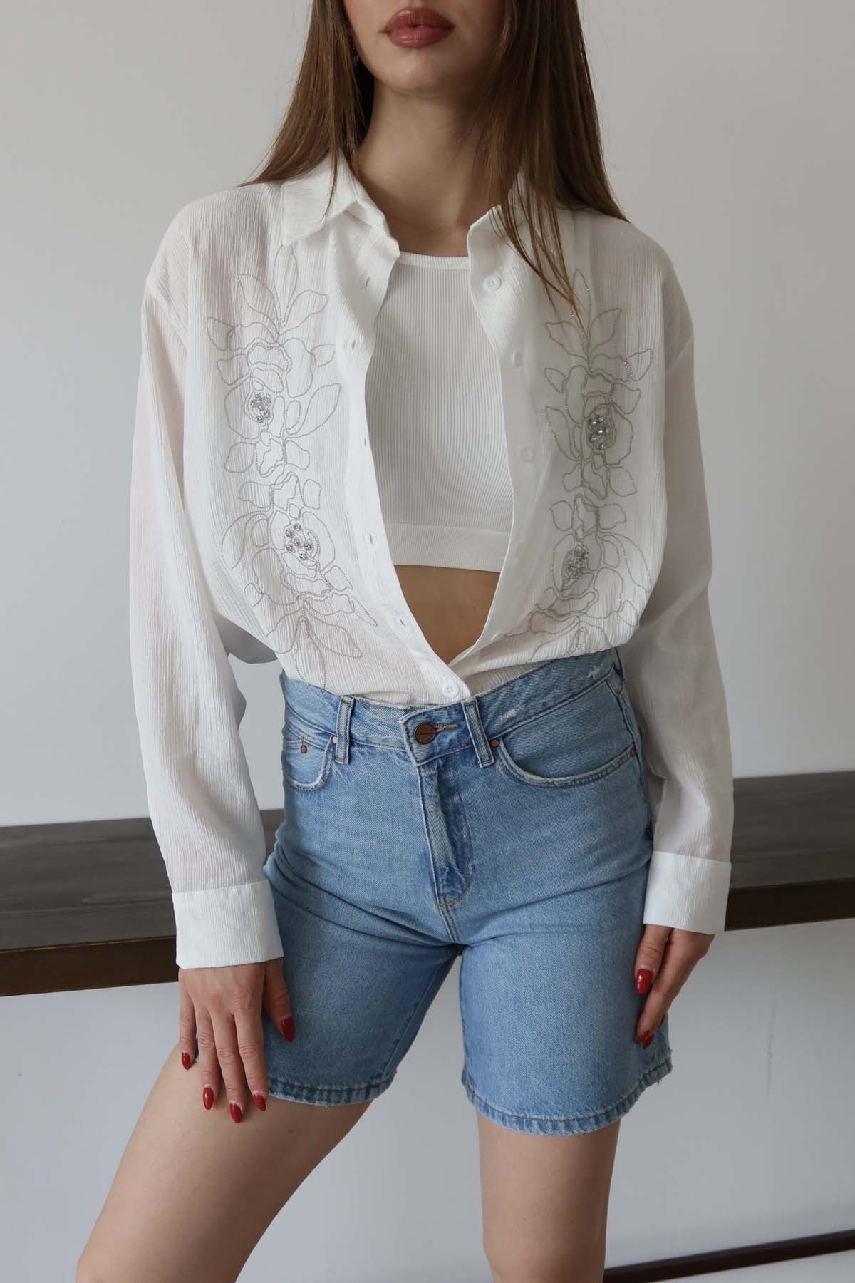 ZİNCİR NAKIŞLI GÖMLEK