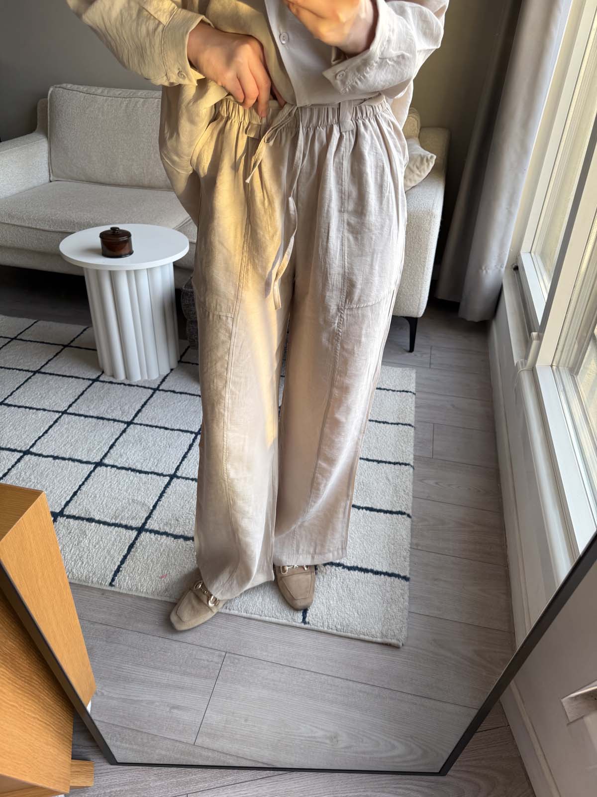 Önü  Kuplu  Cepli  Pantolon