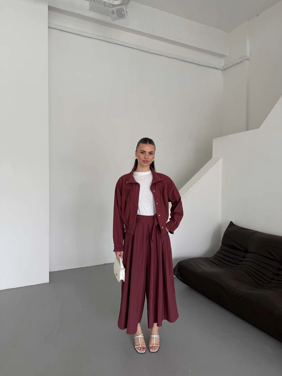 Kuşaklı Pantolon Etek