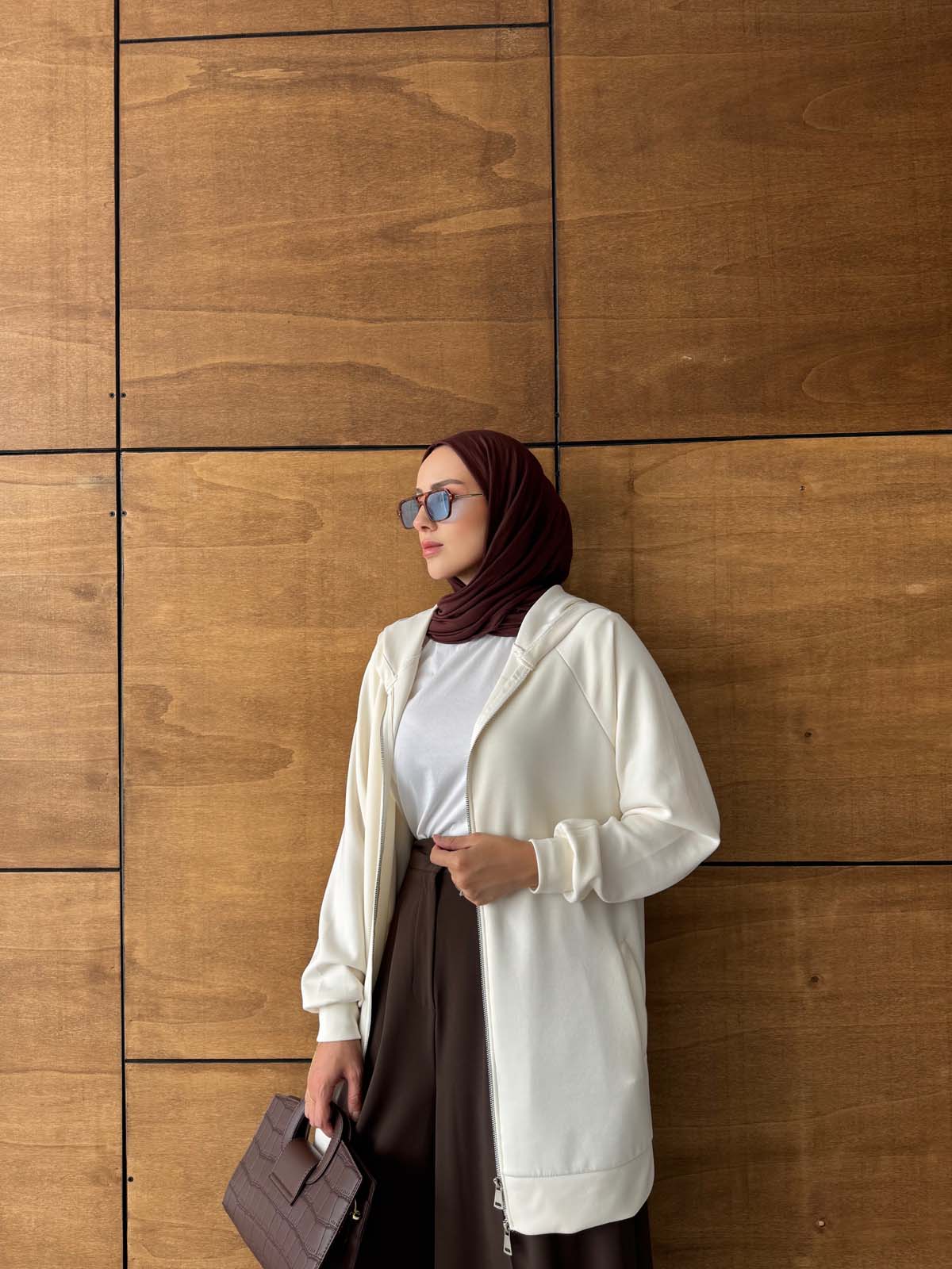 Modern Tasarım Sweatshirt Ceket