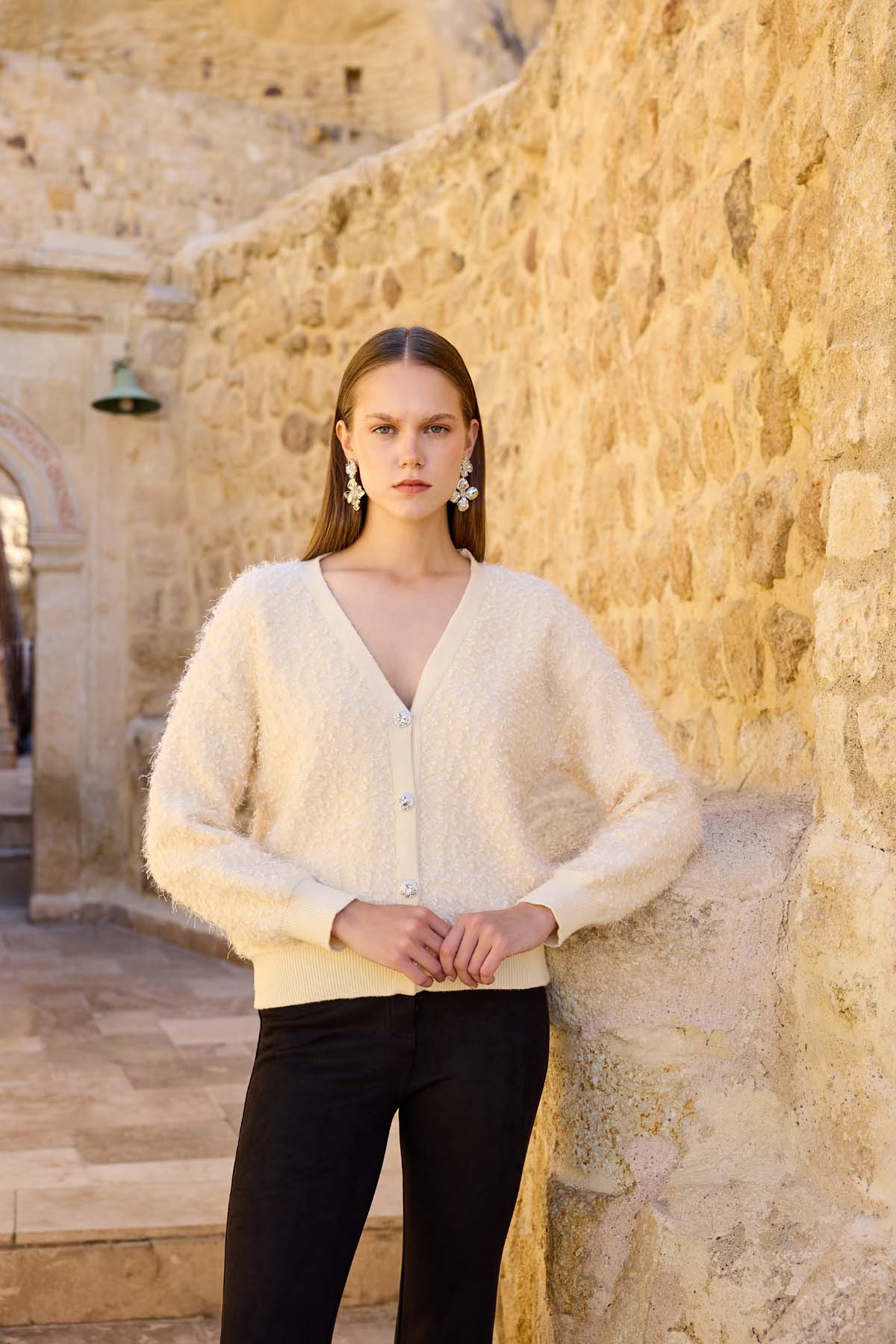 Korsman Ponponlu Sakal Kısa Ceket