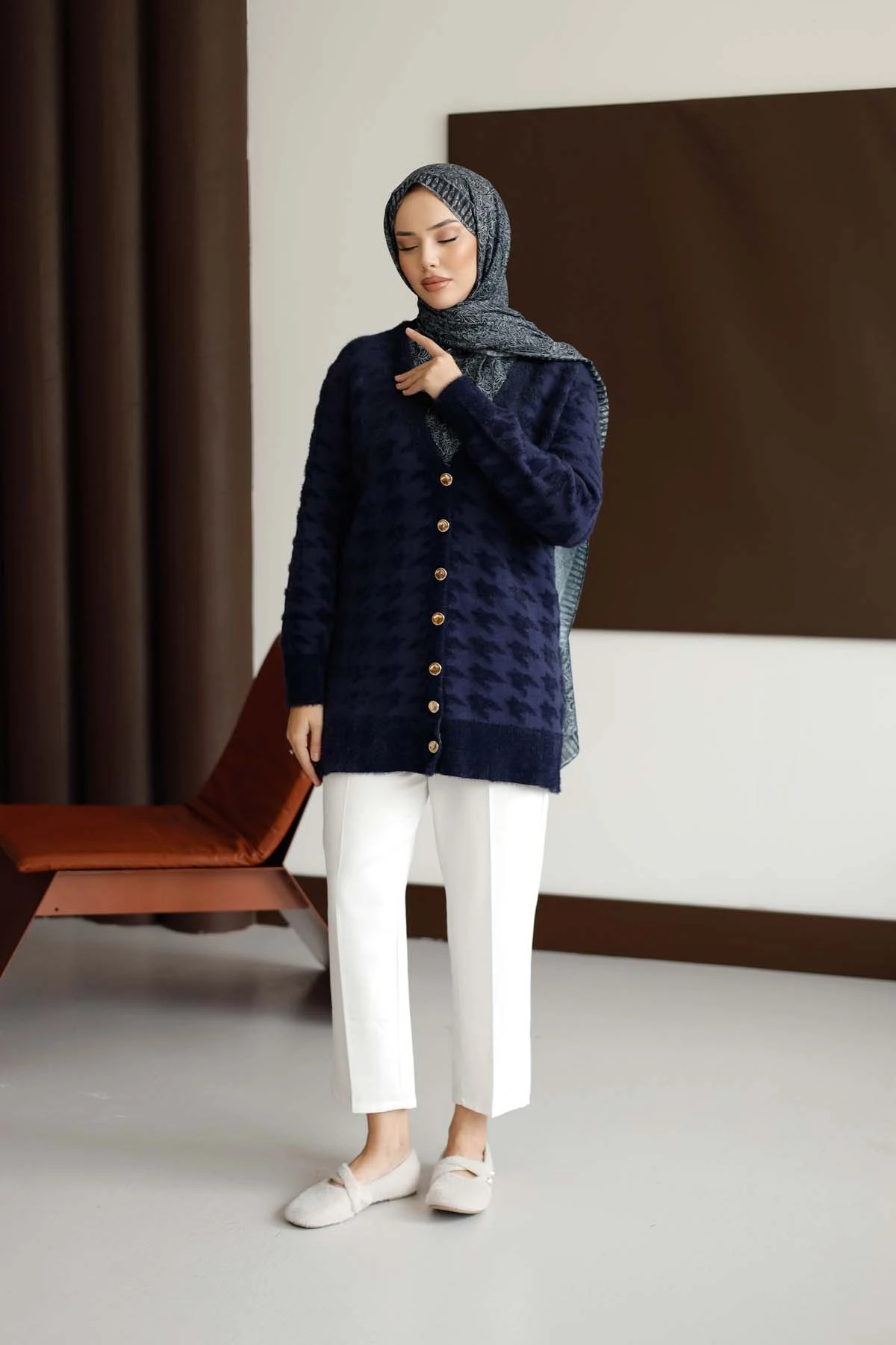 Korsman Angora Detaylı Ceket