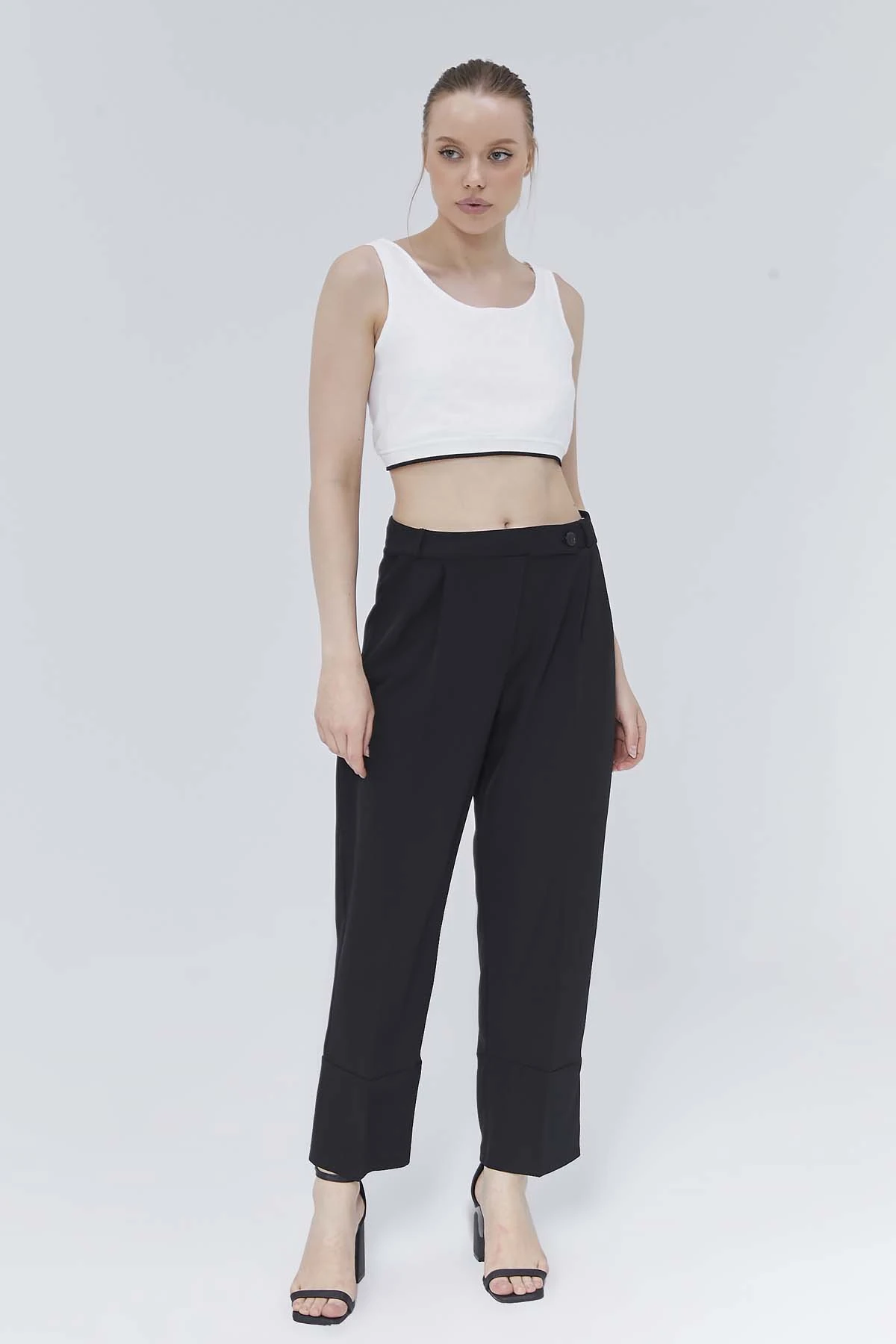 Kısa Crop Bluz Atlet