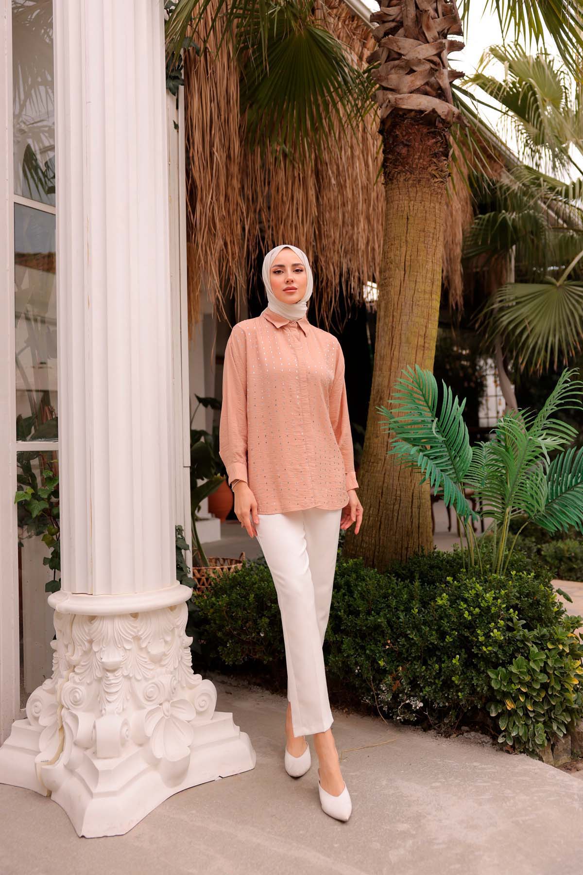 Önü Taşlı Gömlek