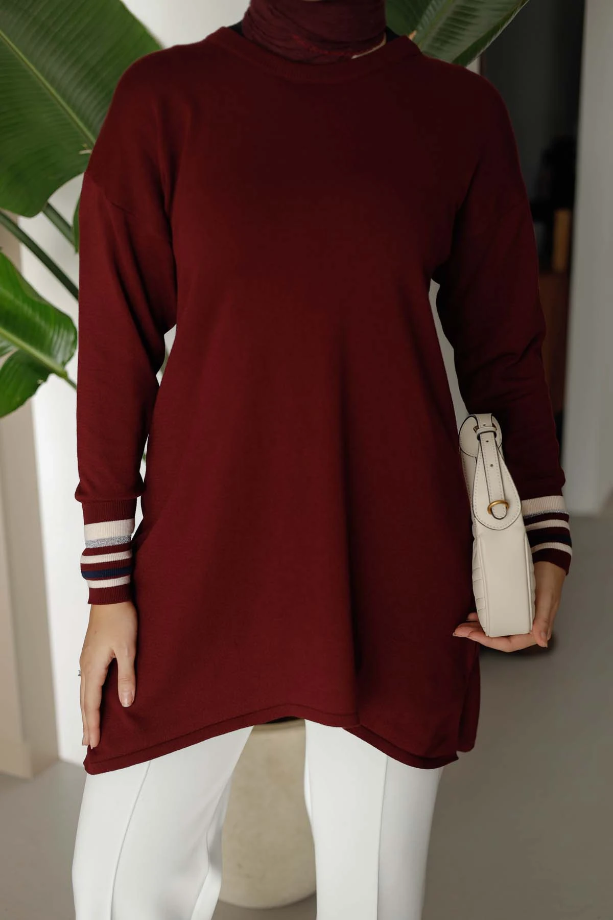 Tor Detaylı Modern Tunik