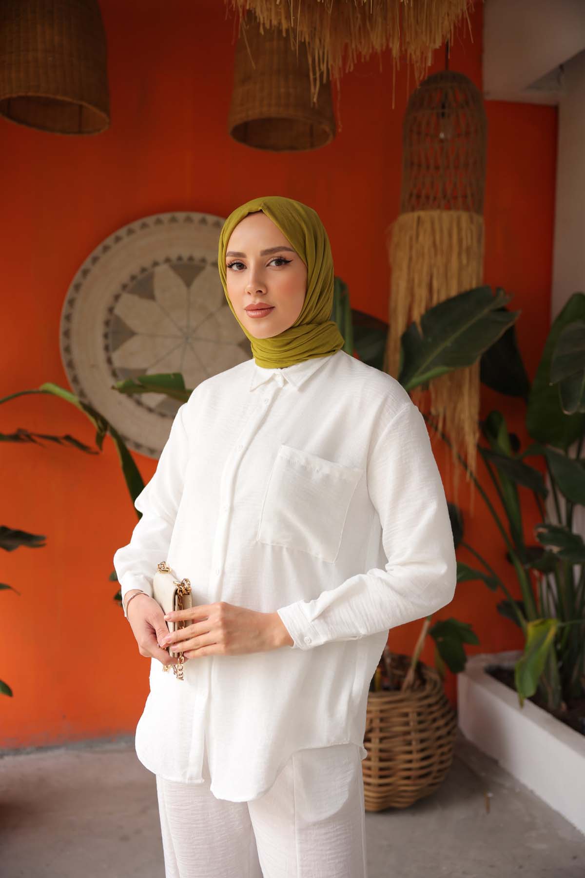 TEK CEPLİ KETEN İKİLİ TAKIM