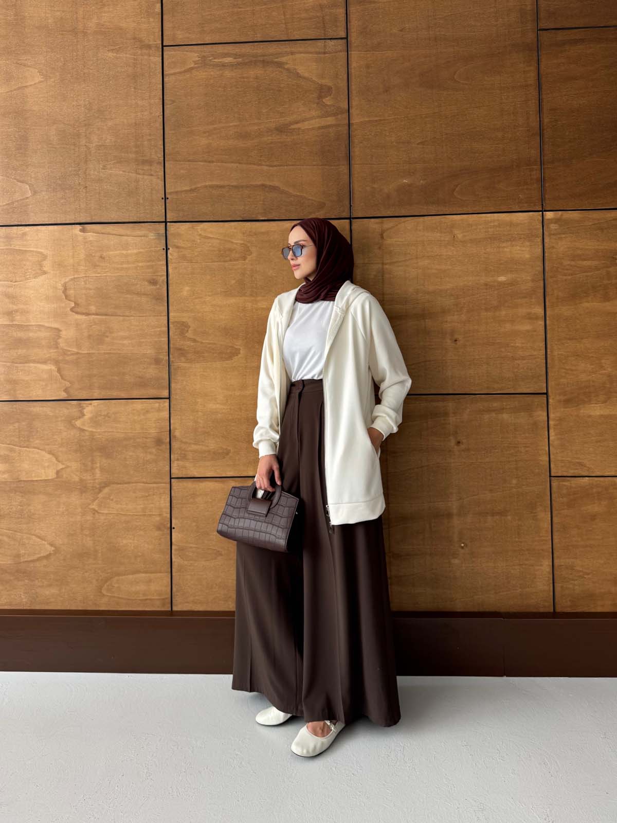 Modern Tasarım Sweatshirt Ceket