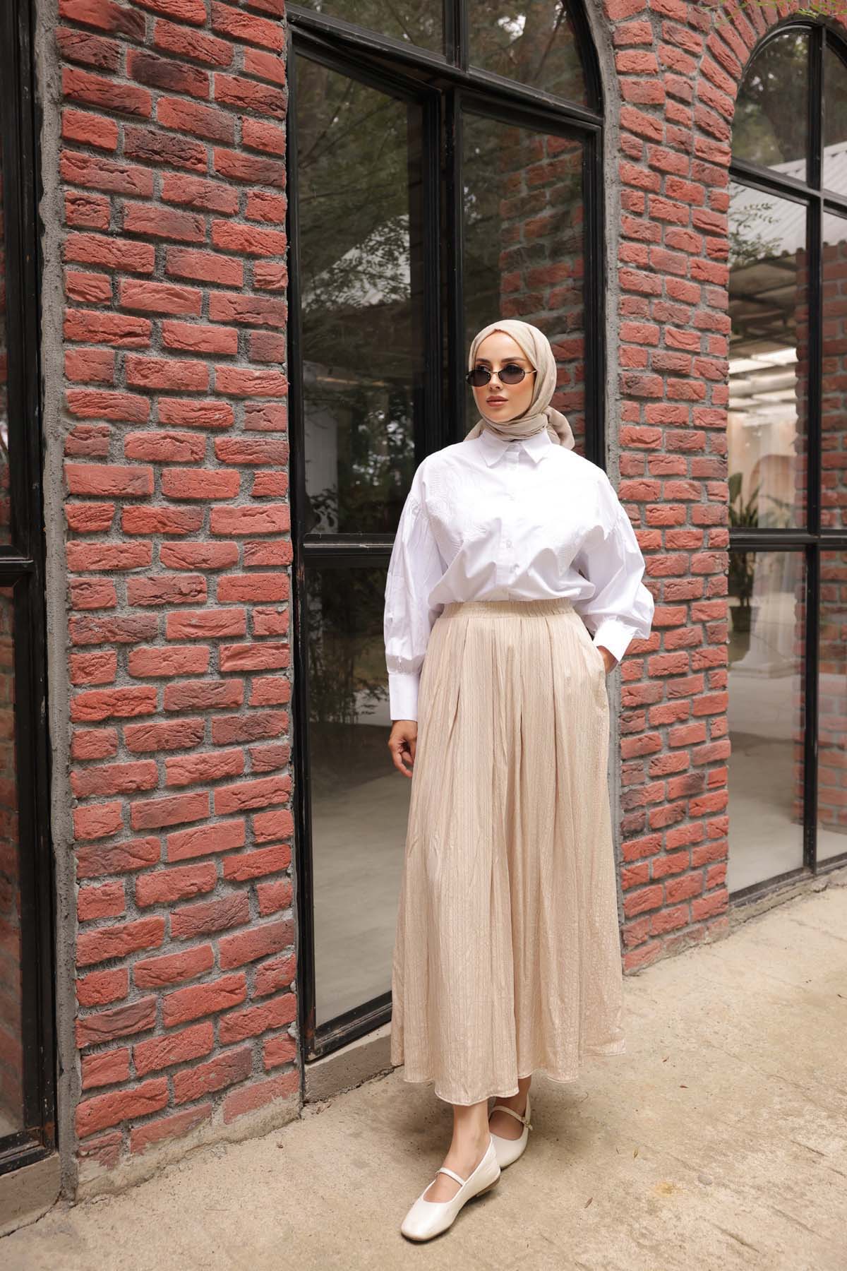 Beli Lastikli  Klasik  Etek