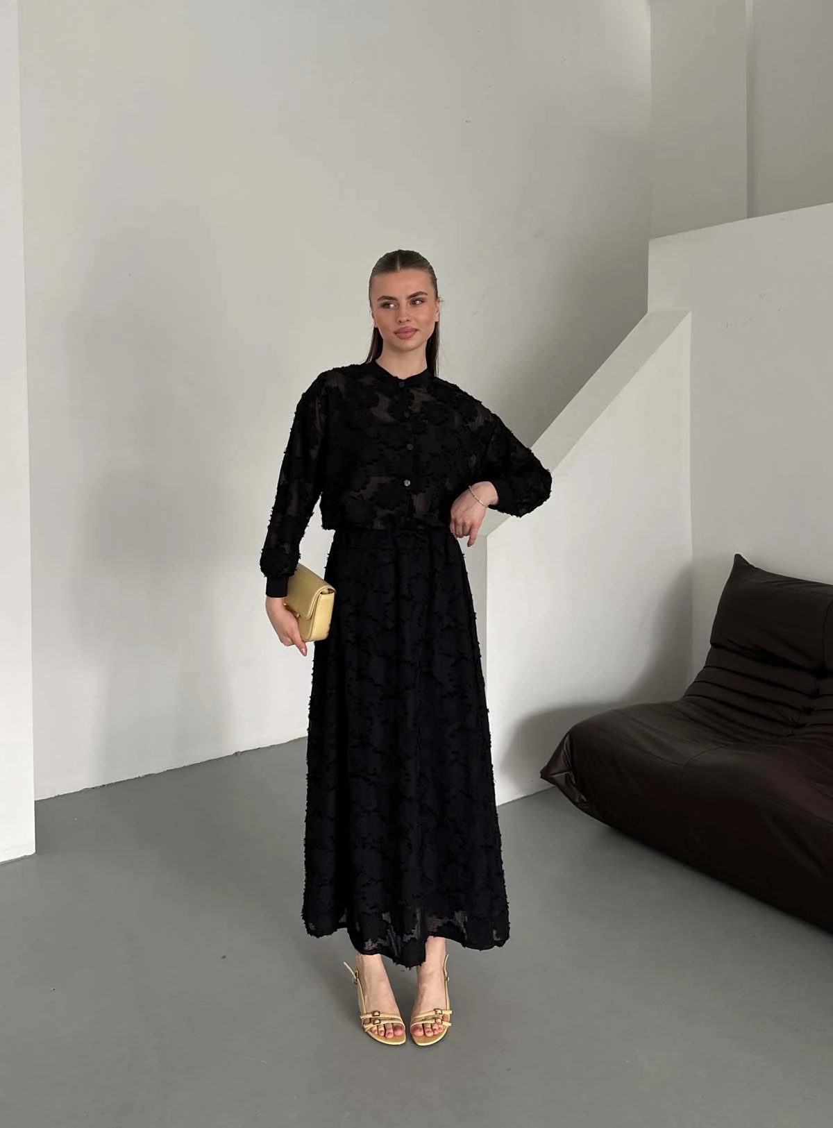 Kesme Şifon  Bomber