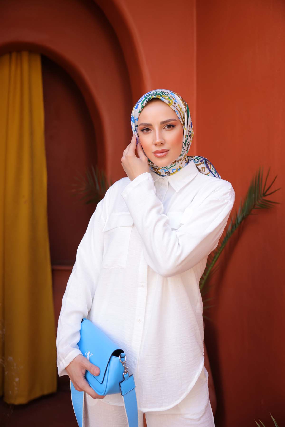 İKİ CEPLİ KETEN TAKIM