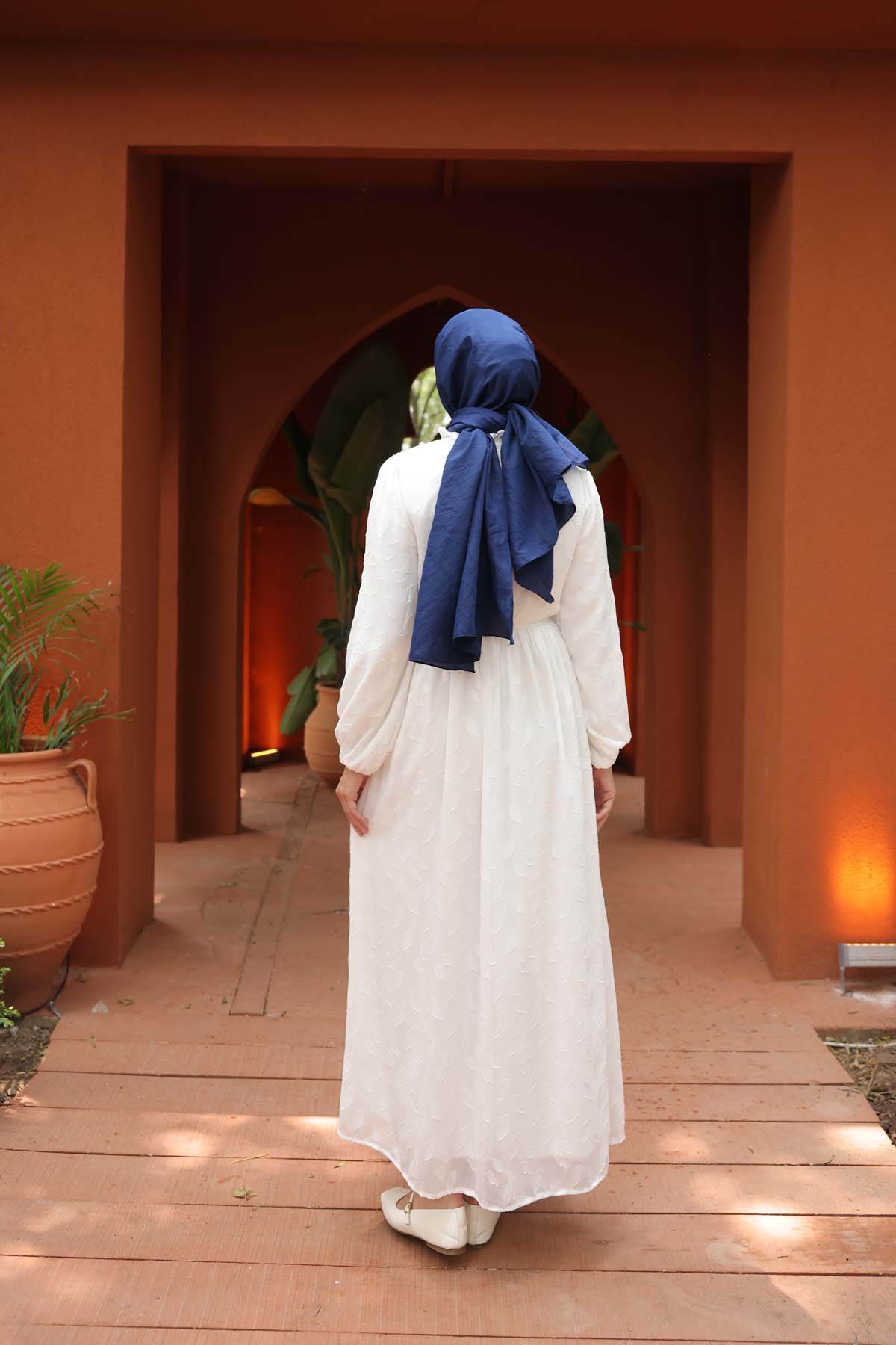 Kabartmalı Bayan  Elbise