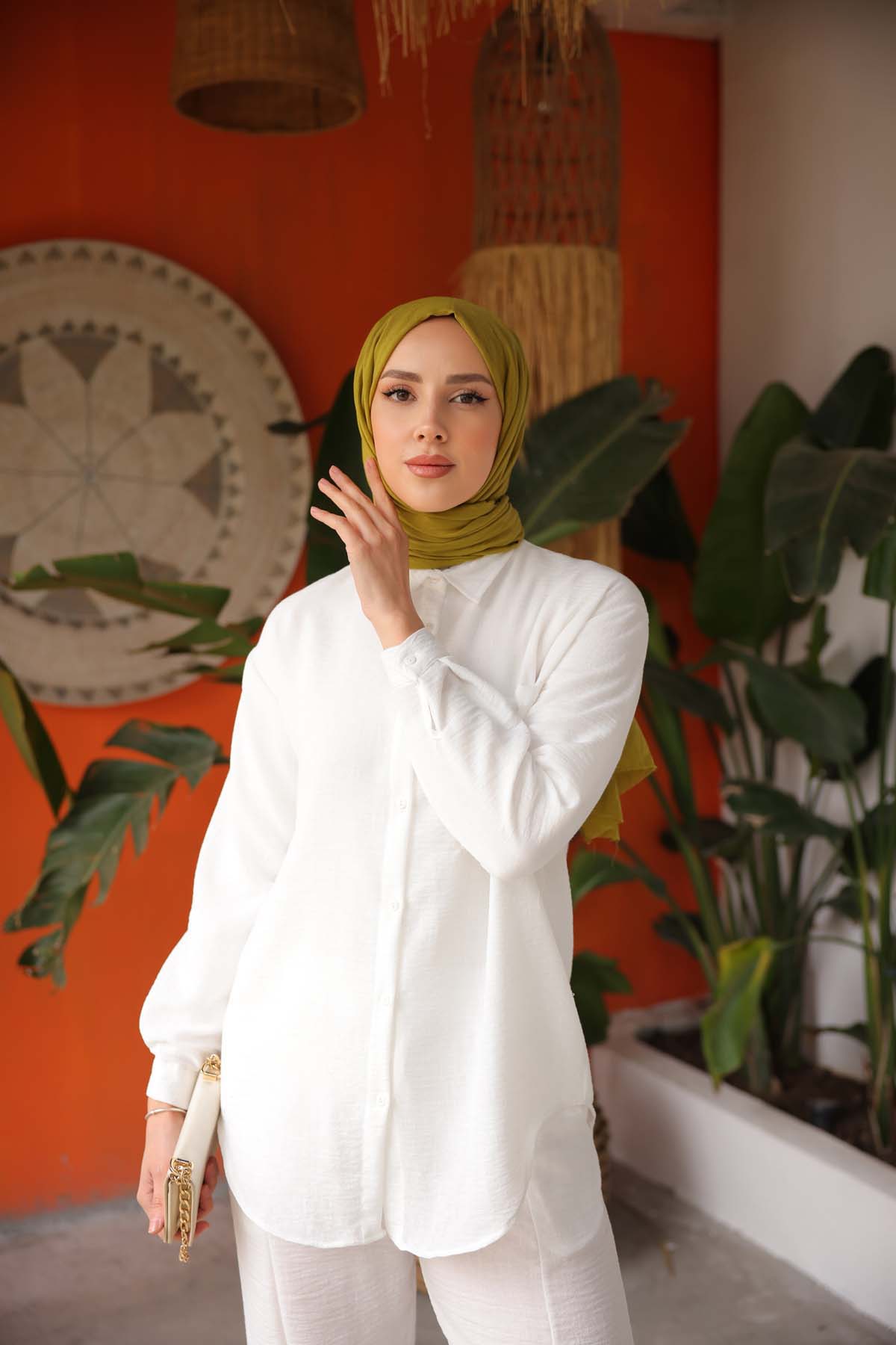 TEK CEPLİ KETEN İKİLİ TAKIM