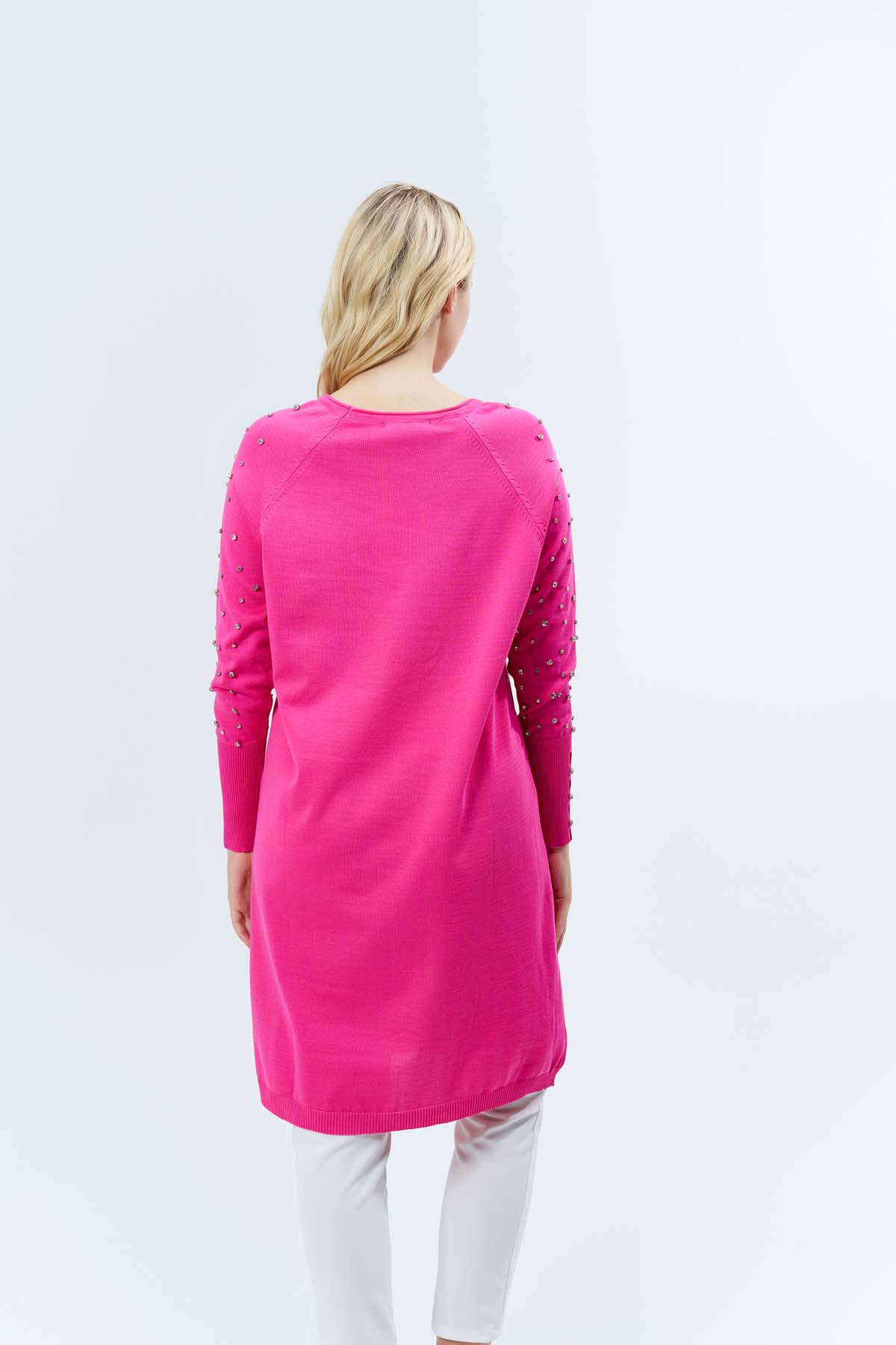 Merserize Kolu Beyoğlu Taşlı Tunik