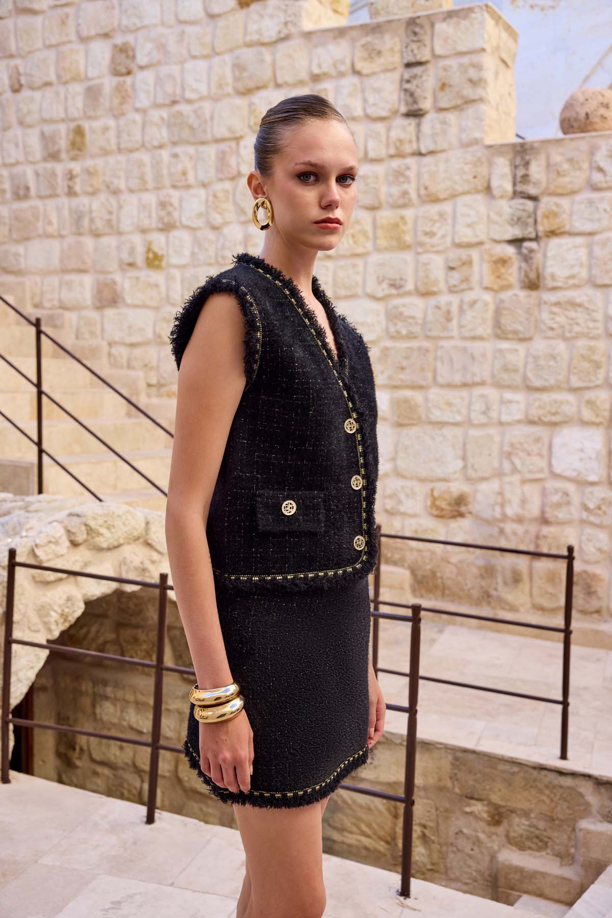 Sim ve Püskül Detaylı Etek