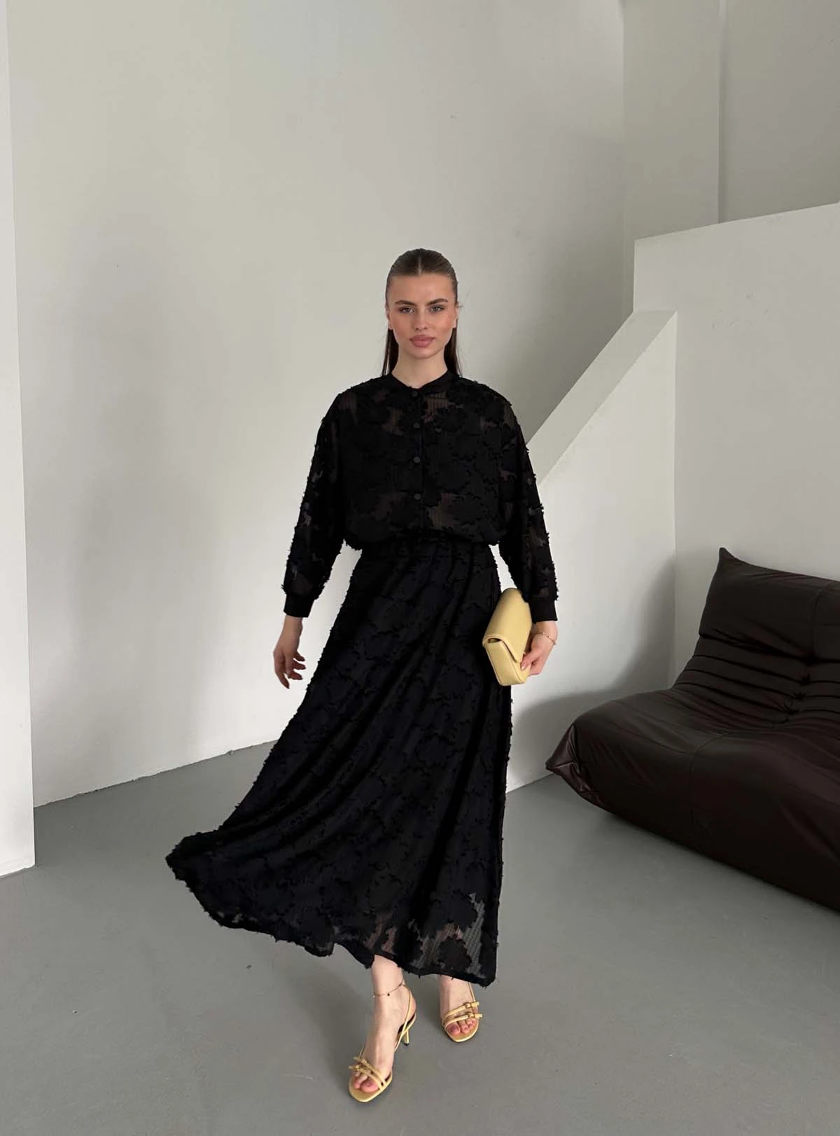 Kesme Şifon  Bomber