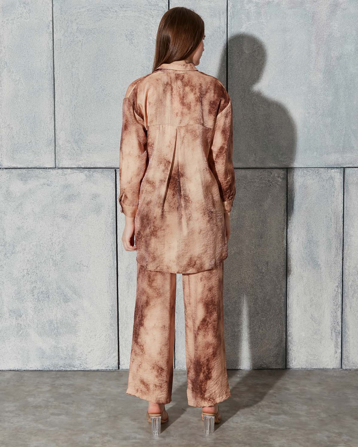 Batik Desenli İkili Takım