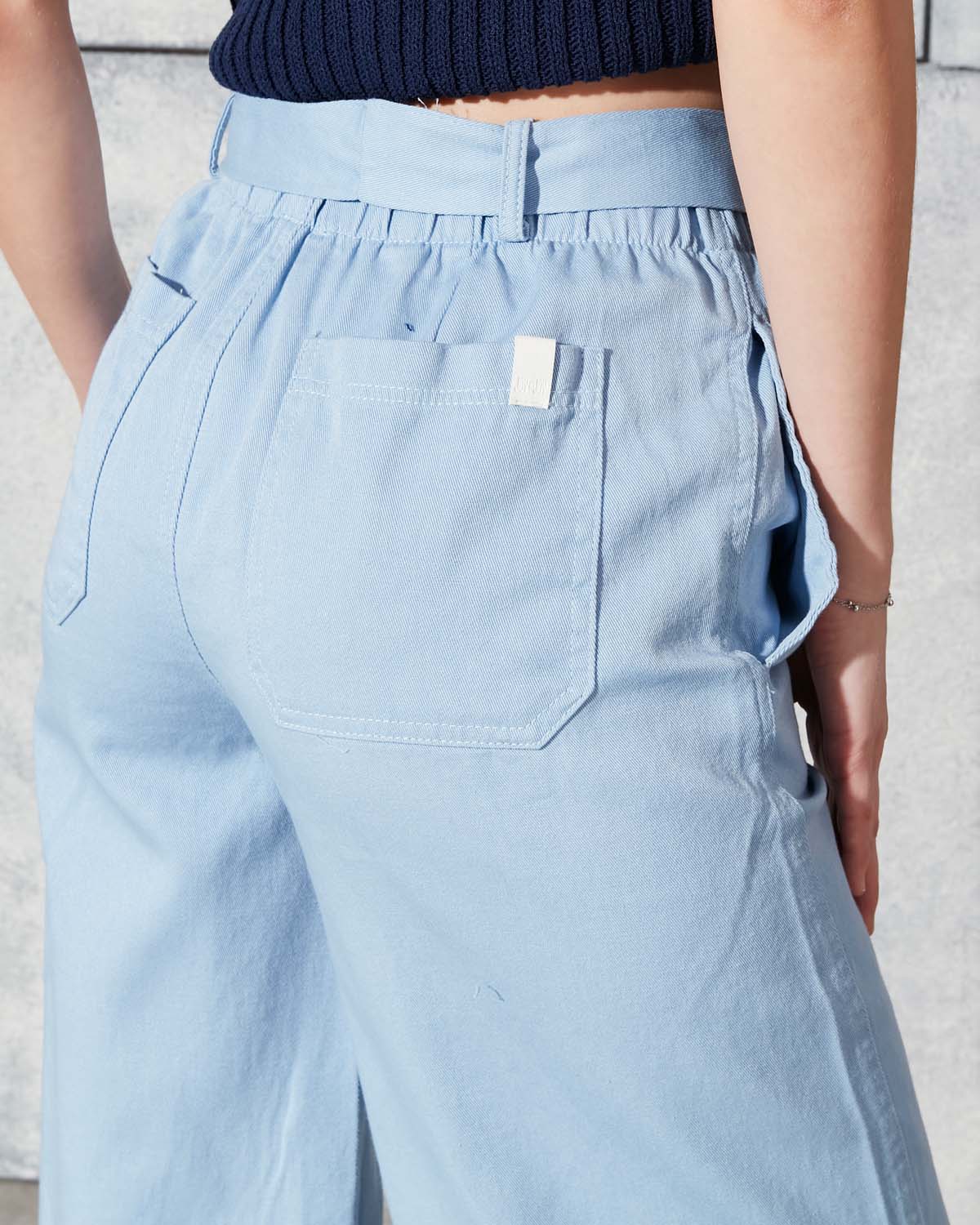 Kemerli Gabardin Pantolon