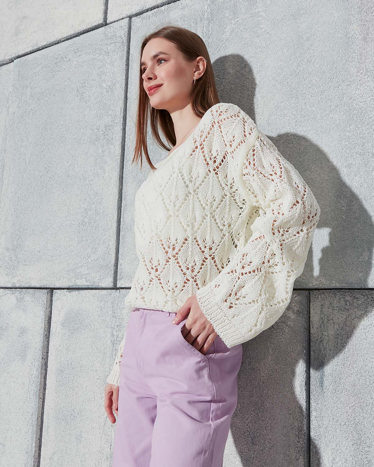 Ajurlu Kayık Yaka Kazak