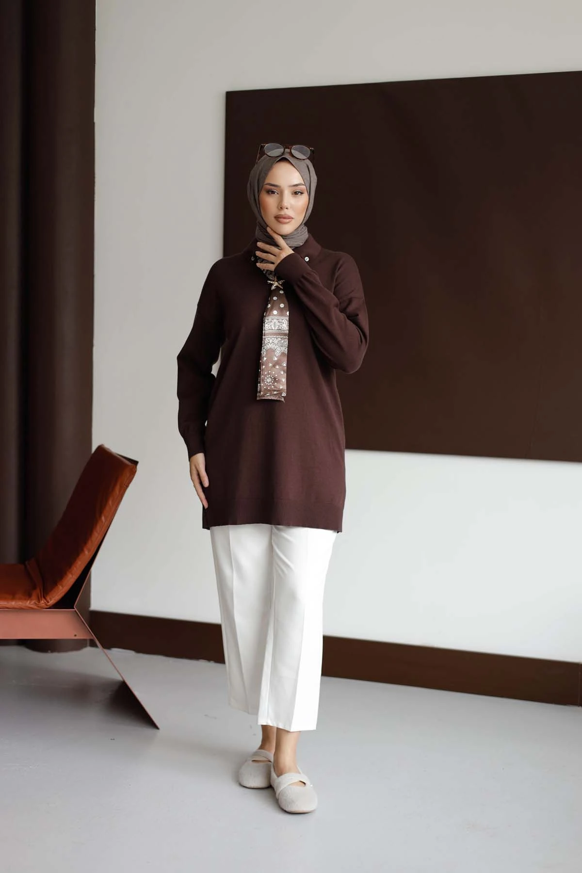 Korsman Flarlı Tunik