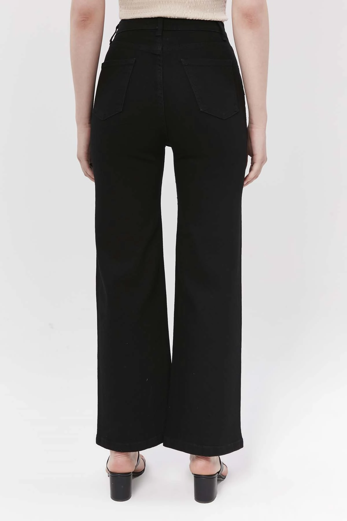 Baklava Desen  Taşlı  Salaş  Kot Pantolon