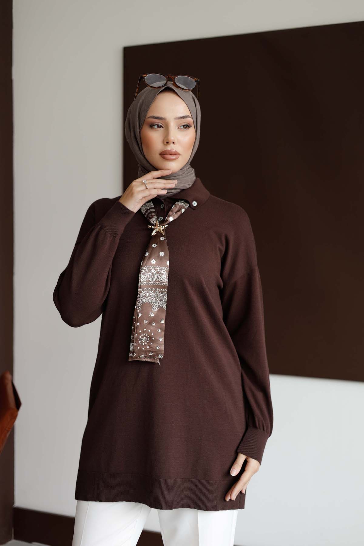 Korsman Flarlı Tunik