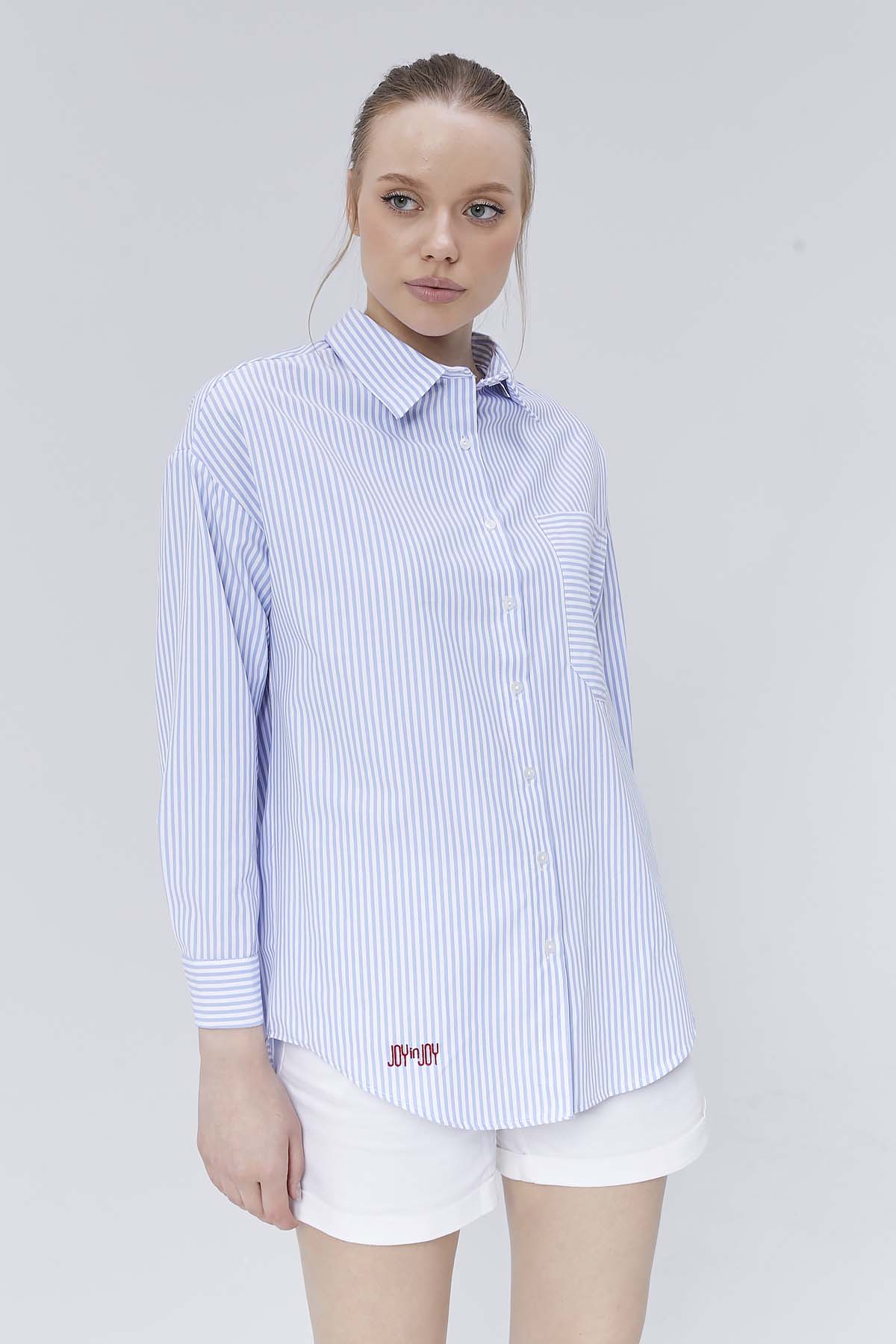 Joy in  Joy  Nakışlı  Gömlek