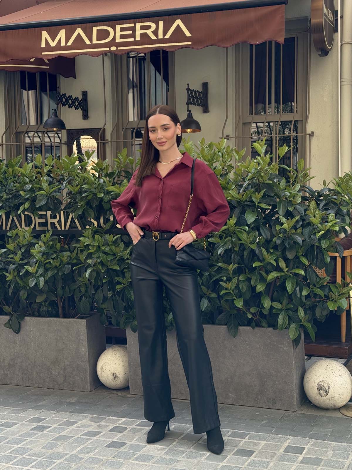 Tek Cepli   Modal Gömlek