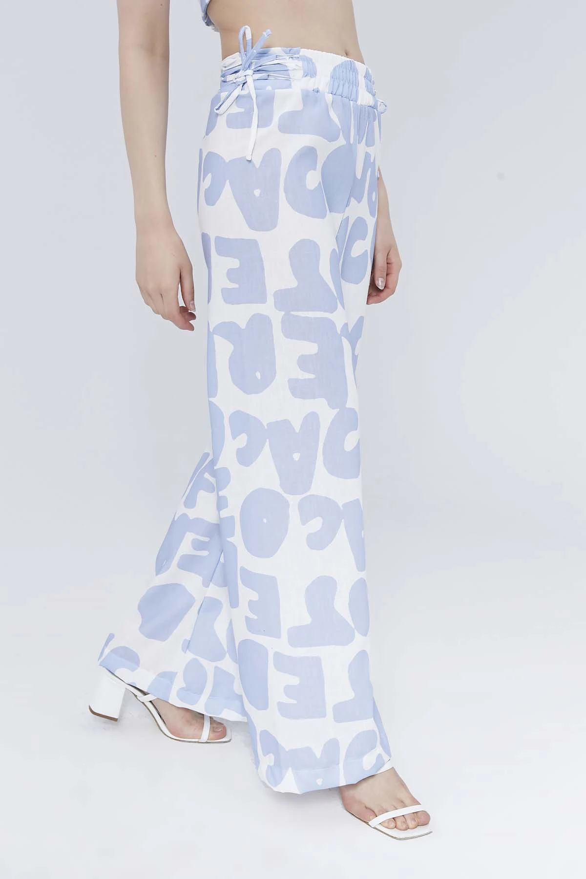 Dijital Baskılı Keten Takım