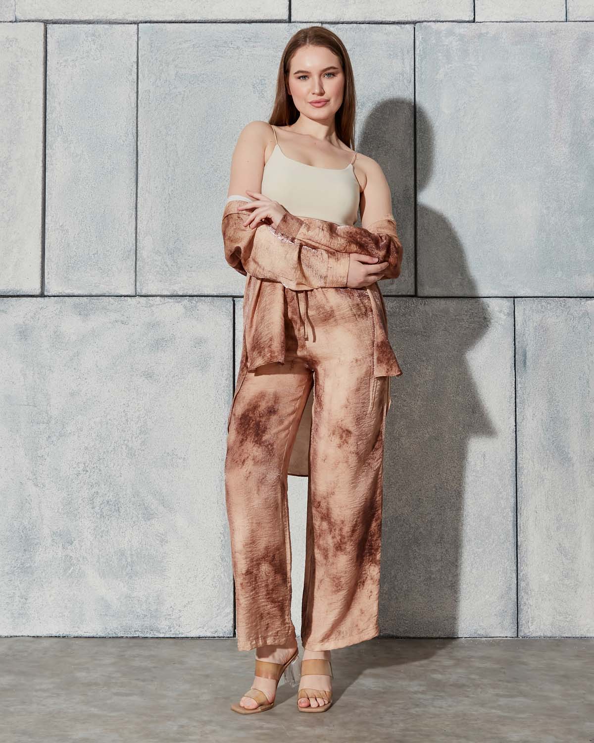 Batik Desenli İkili Takım