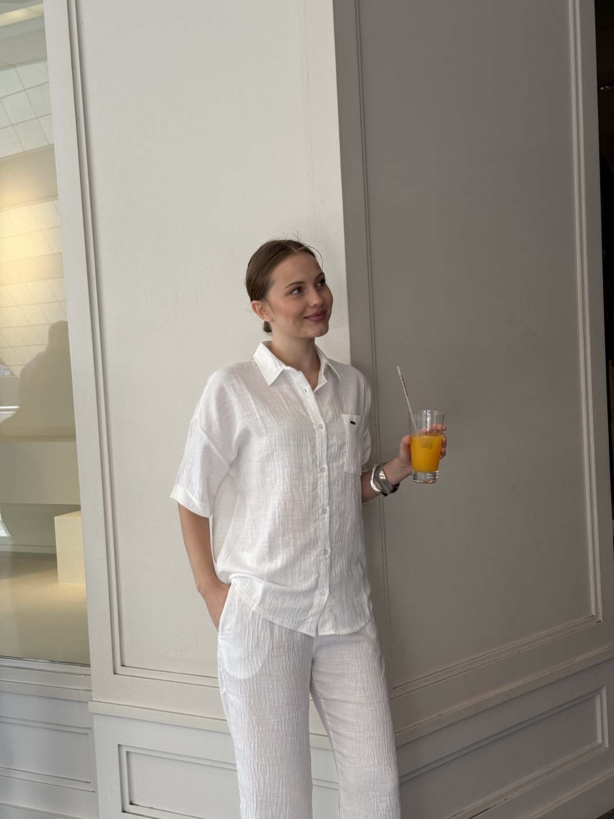 Beli Bağcıklı Pantolon