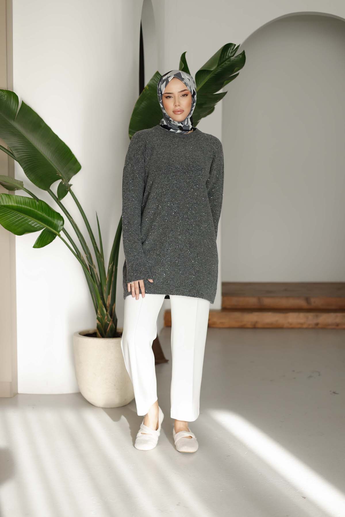 Simli Ve Pullu Tunik