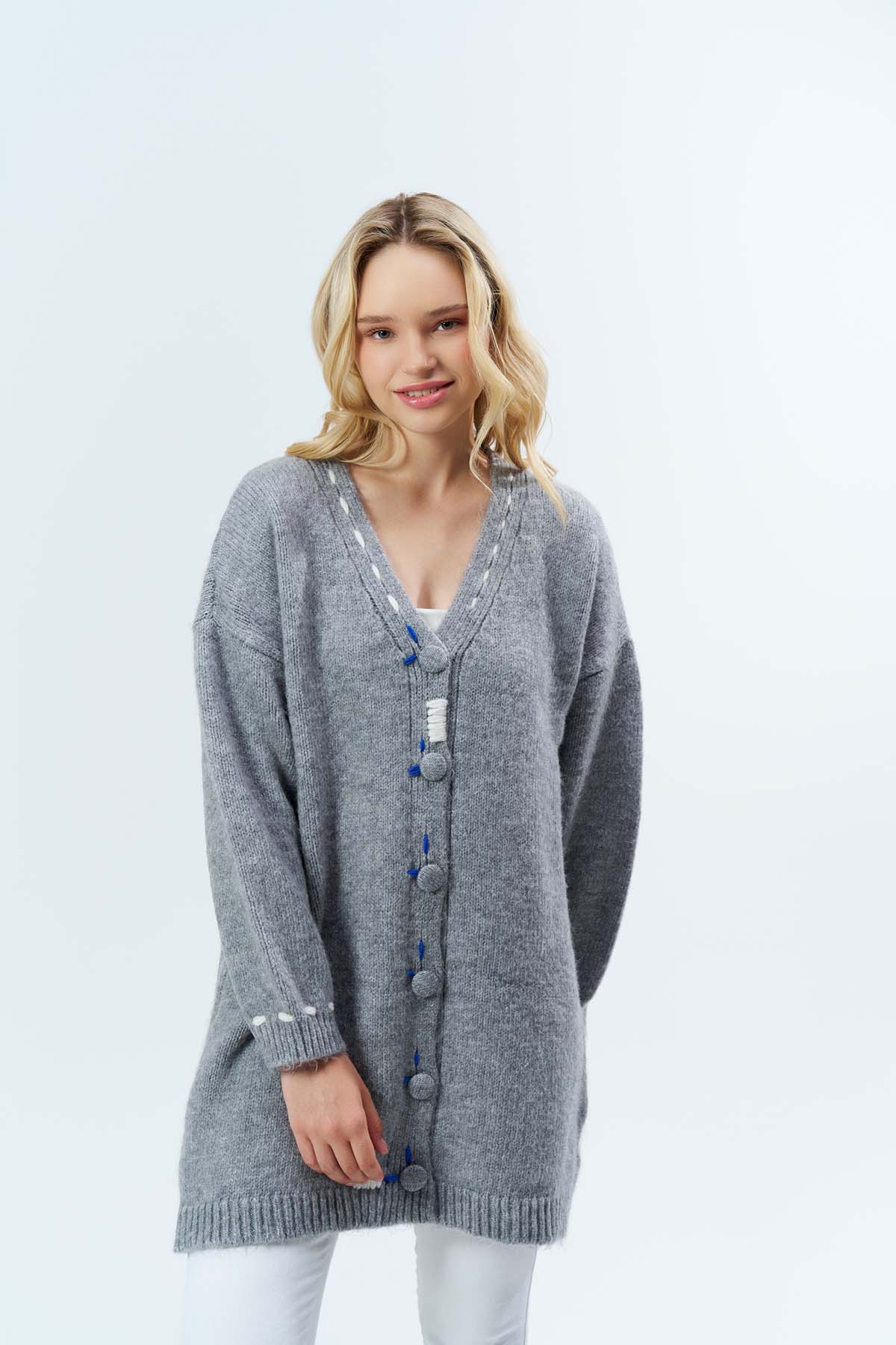 Şardonlu ELişili Hırka