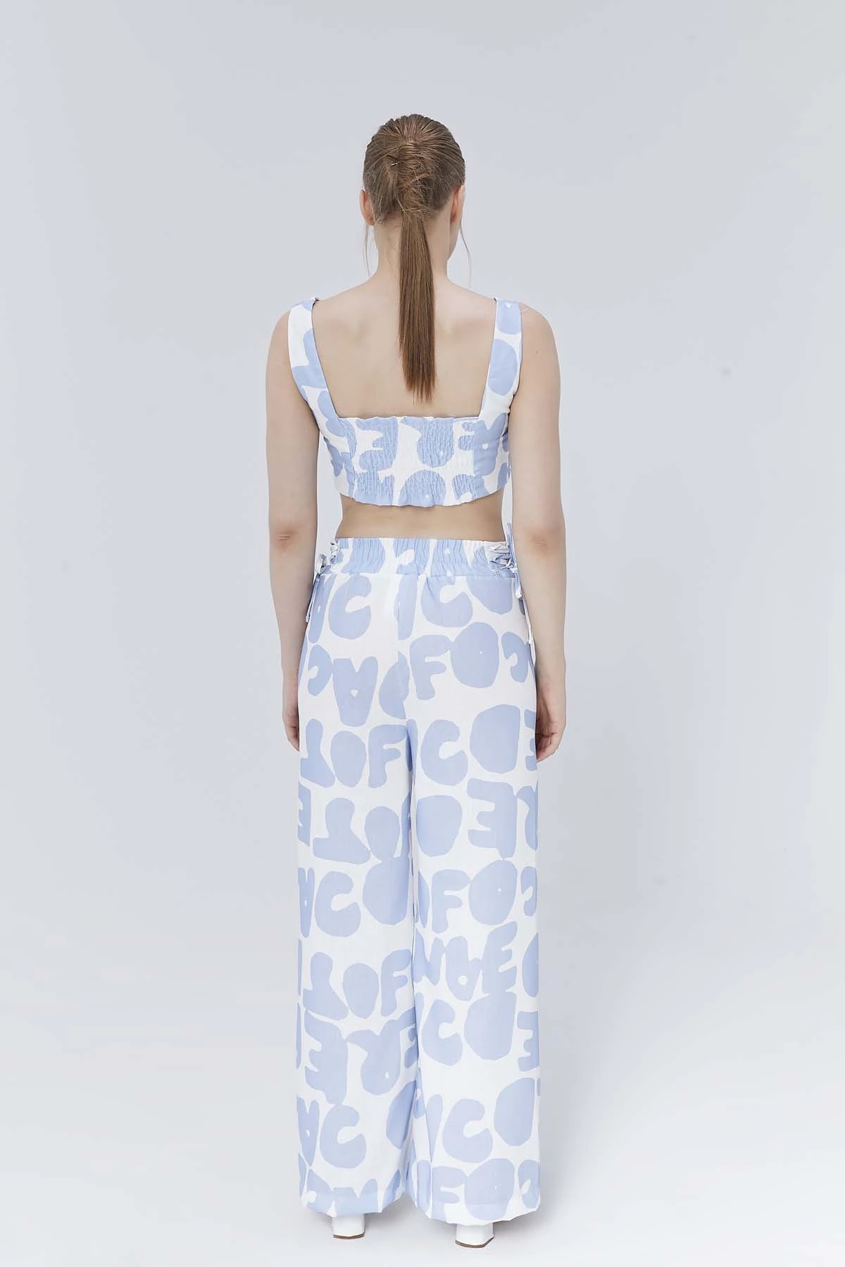 Dijital Baskılı Keten Takım