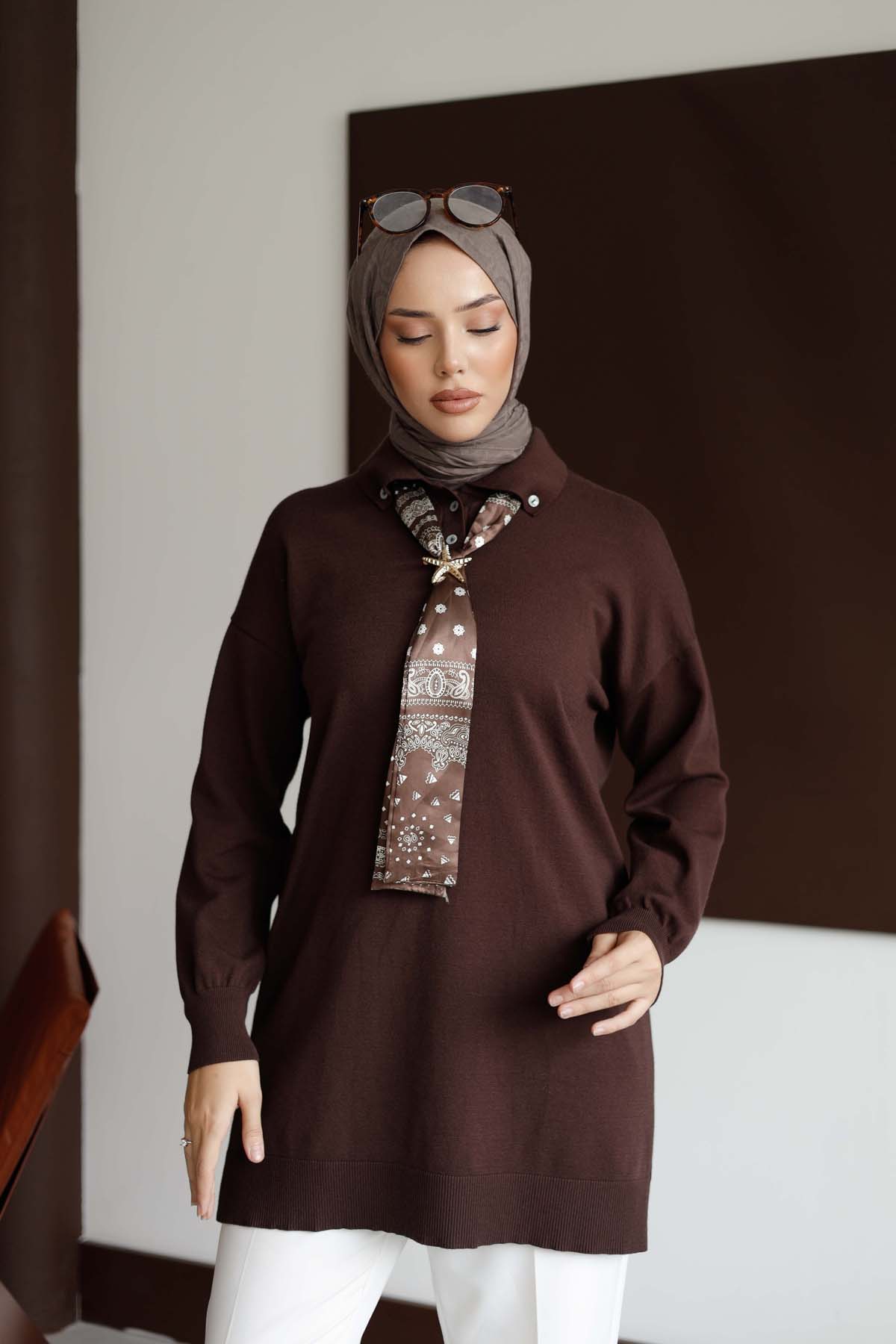 Korsman Flarlı Tunik