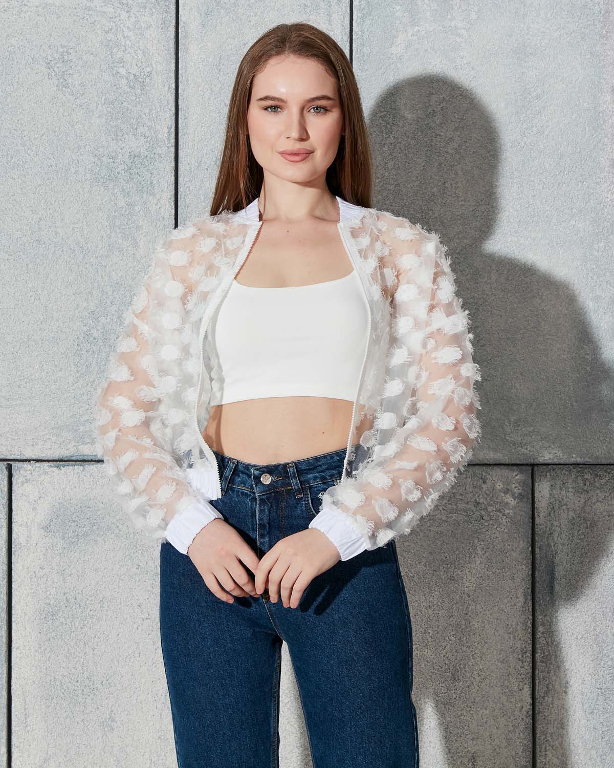 Kesmeli Organze Gömlek