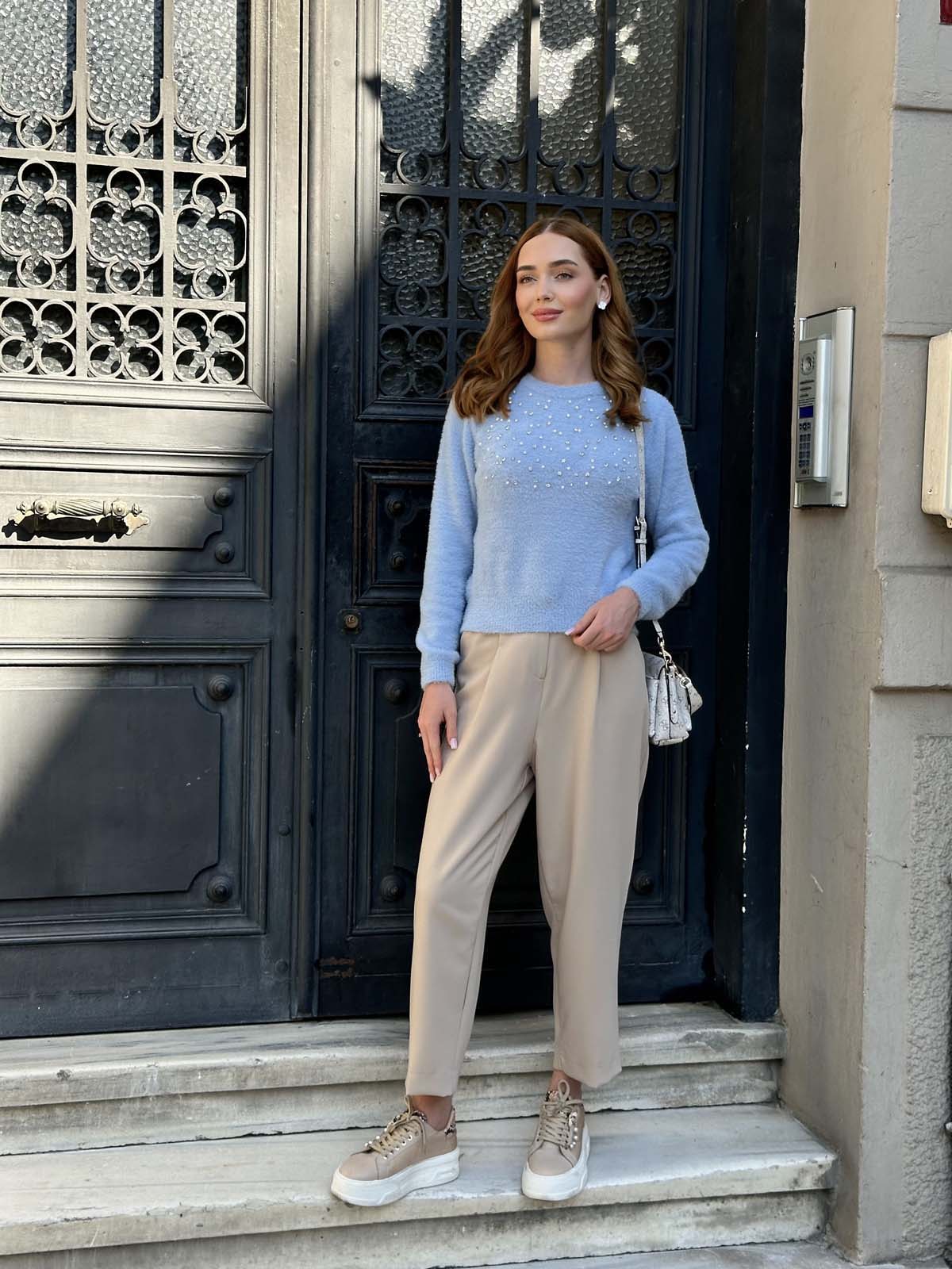 Angora Beyoğlu Taşlı Kazak