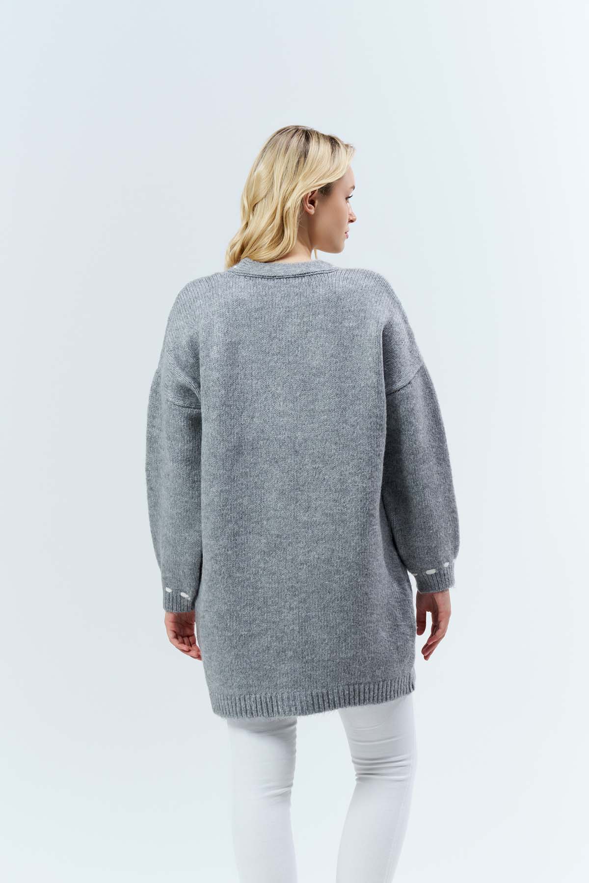 Şardonlu ELişili Hırka