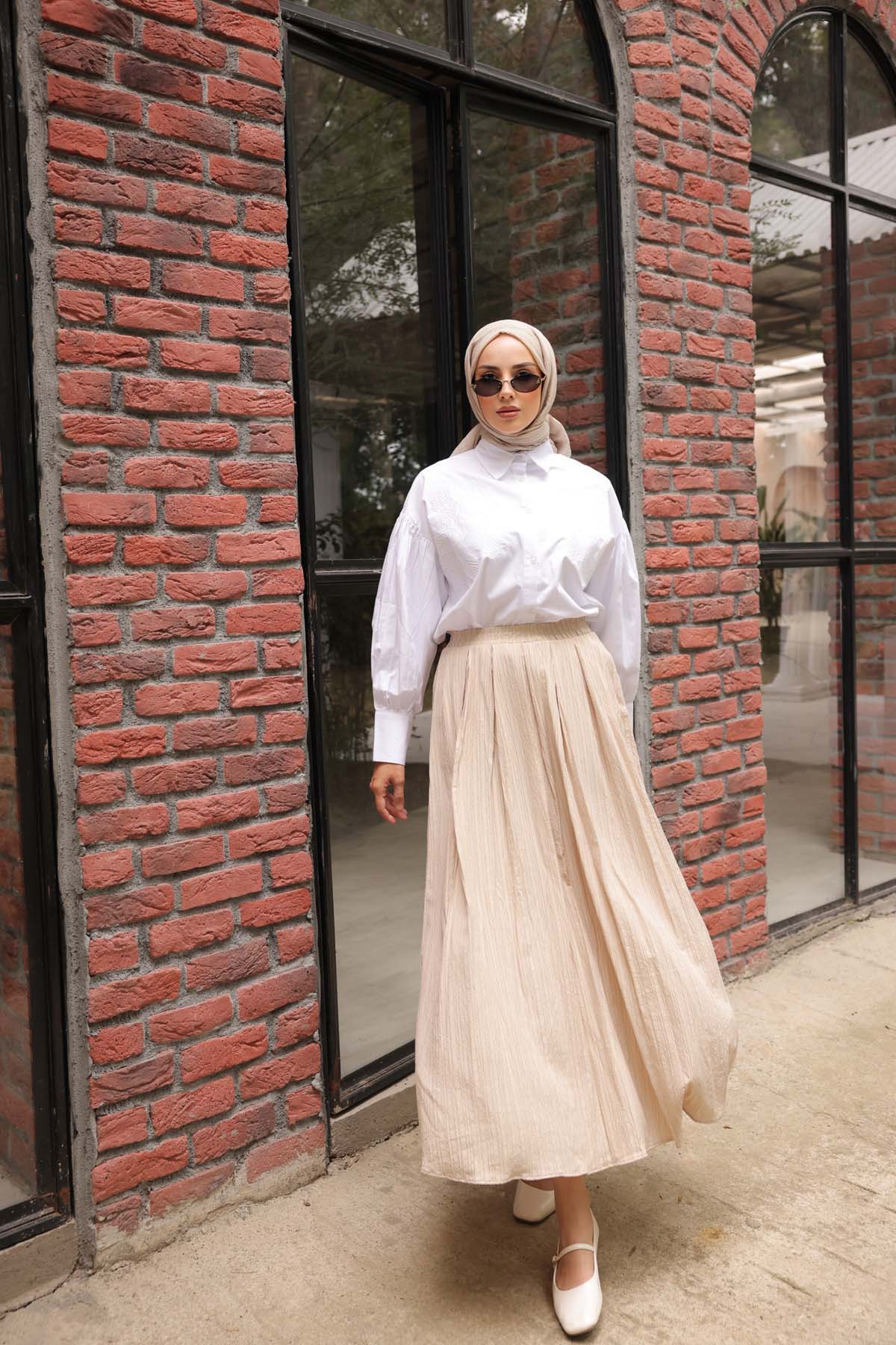 Beli Lastikli  Klasik  Etek