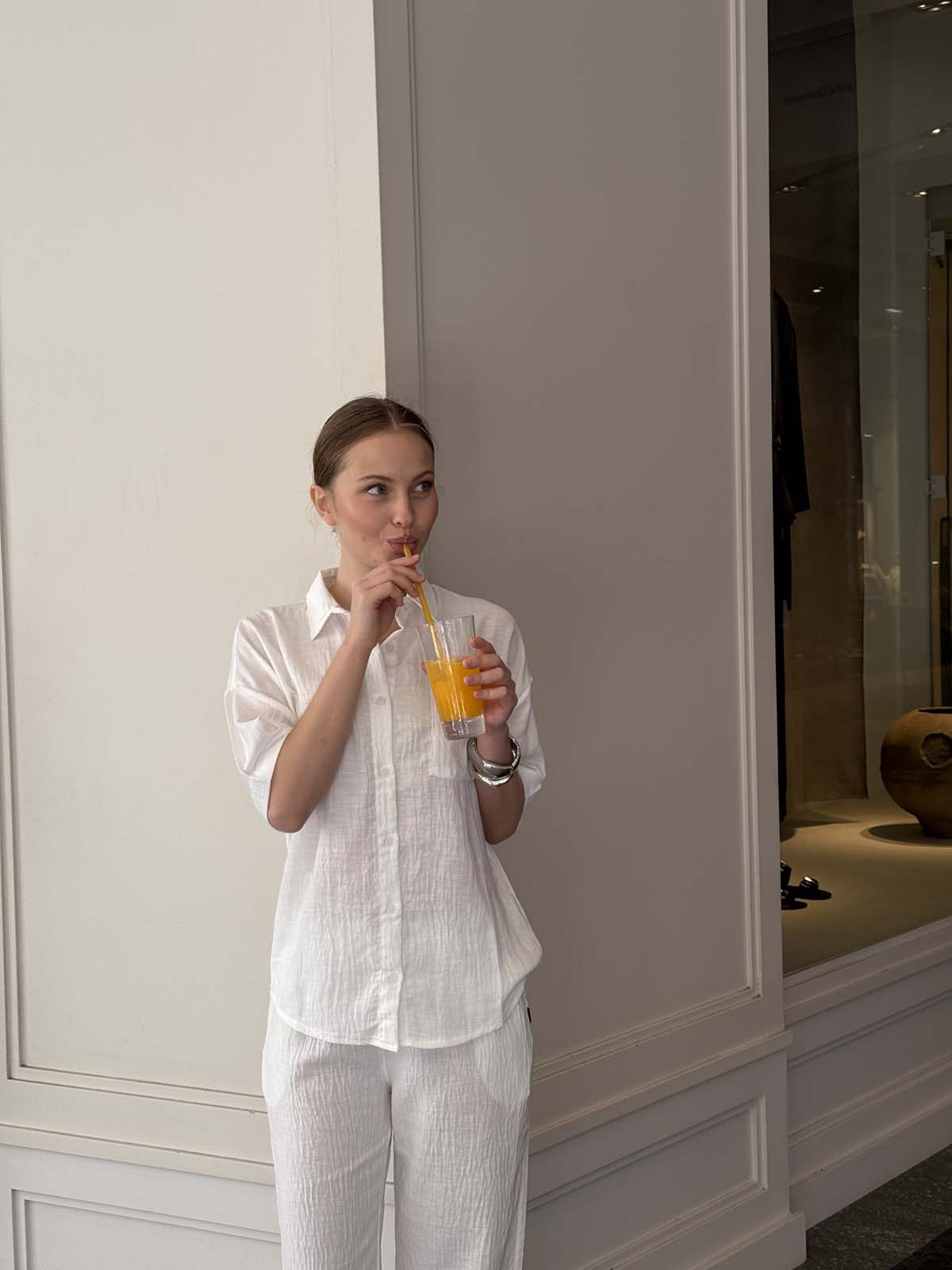 Beli Bağcıklı Pantolon