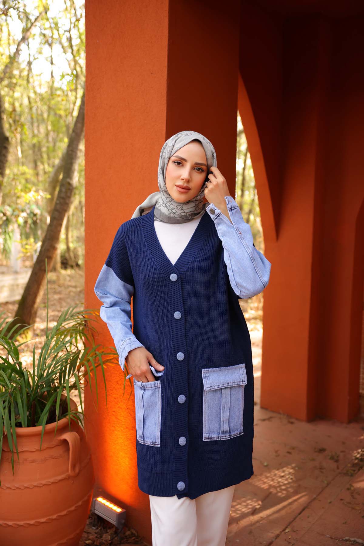 Kotonit KotKollu Kot Cepli Ceket