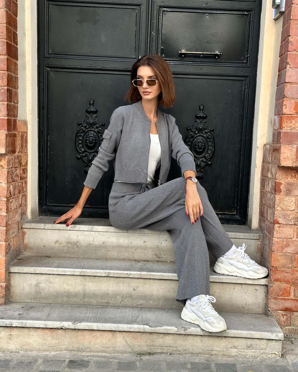 Korsman Saçlı İnce Fitilli Pantolon