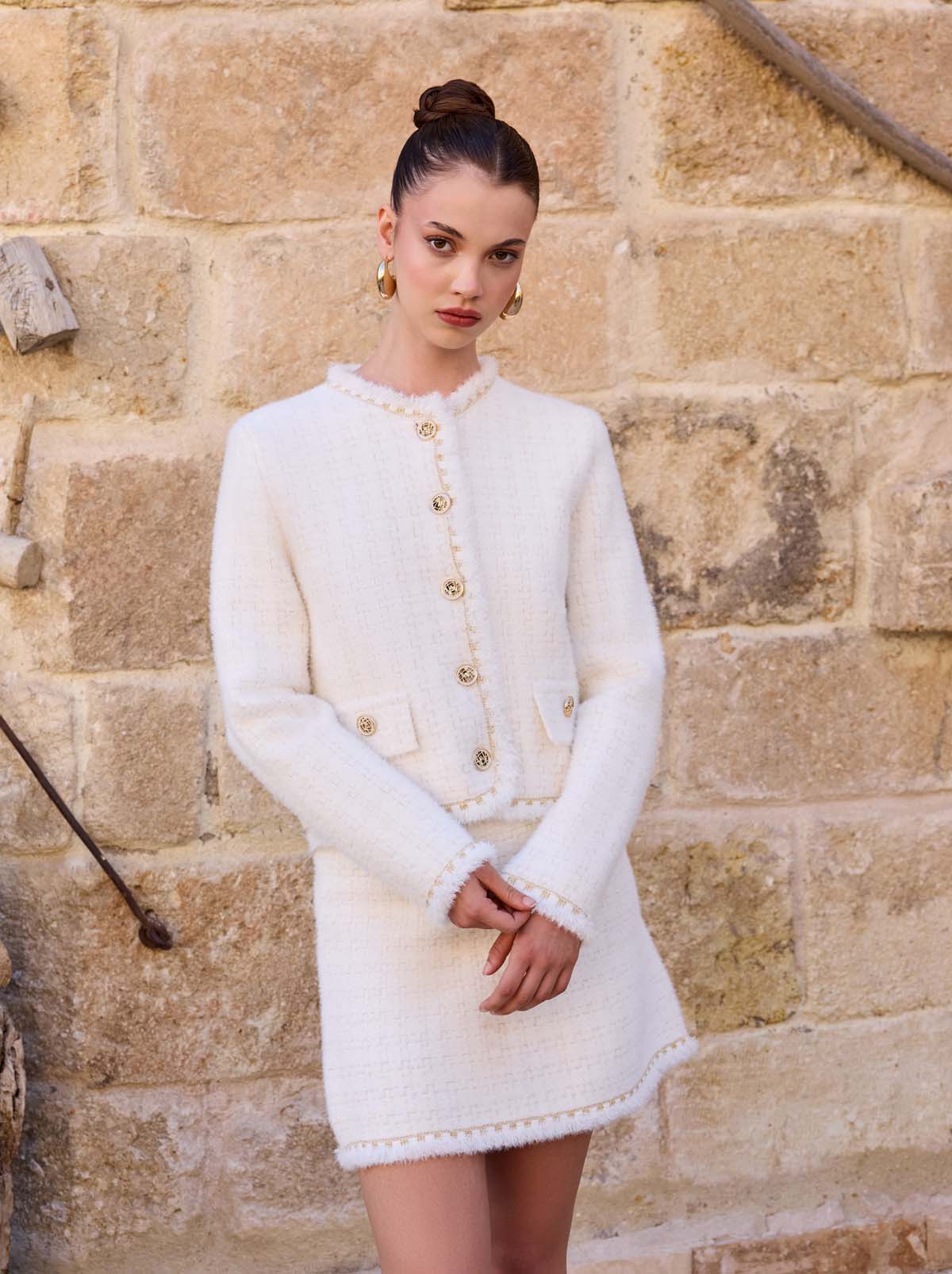 Sim ve Püskül Detaylı Kısa Ceket