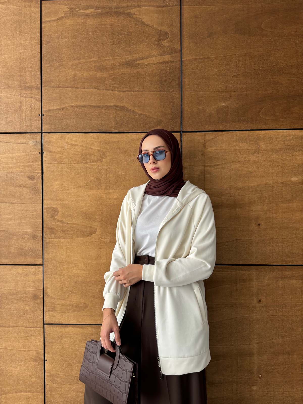 Modern Tasarım Sweatshirt Ceket