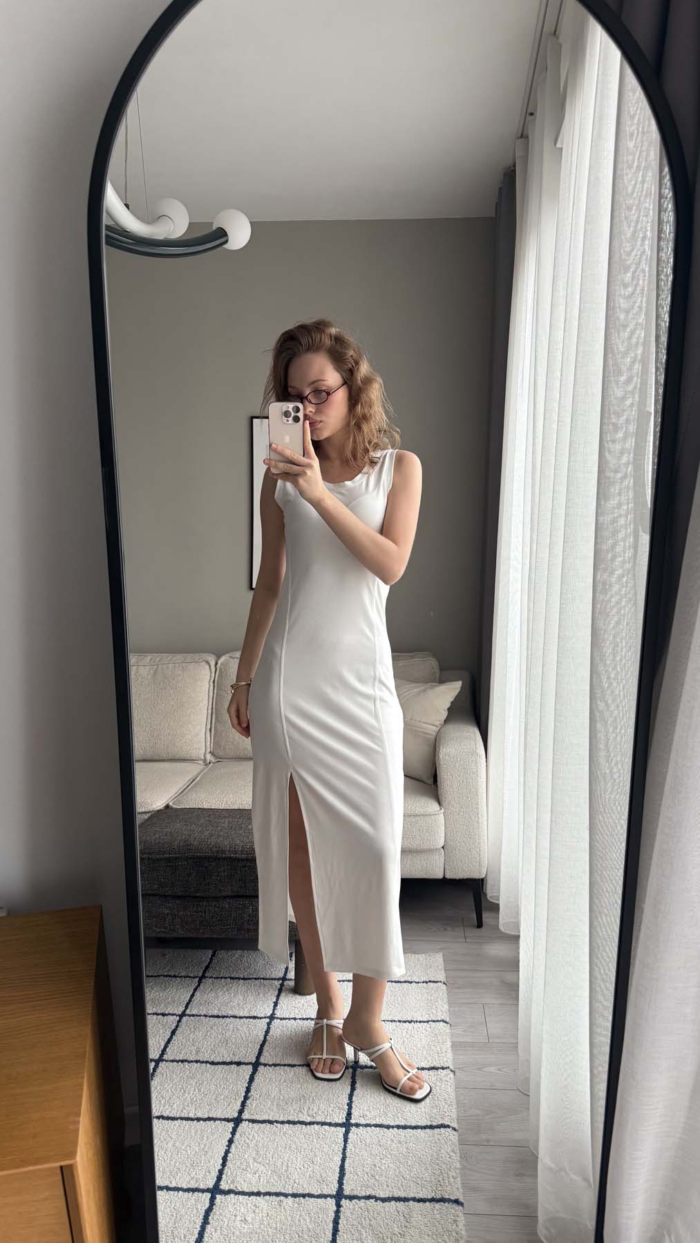 YIRTMAÇLI PENYE ELBİSE