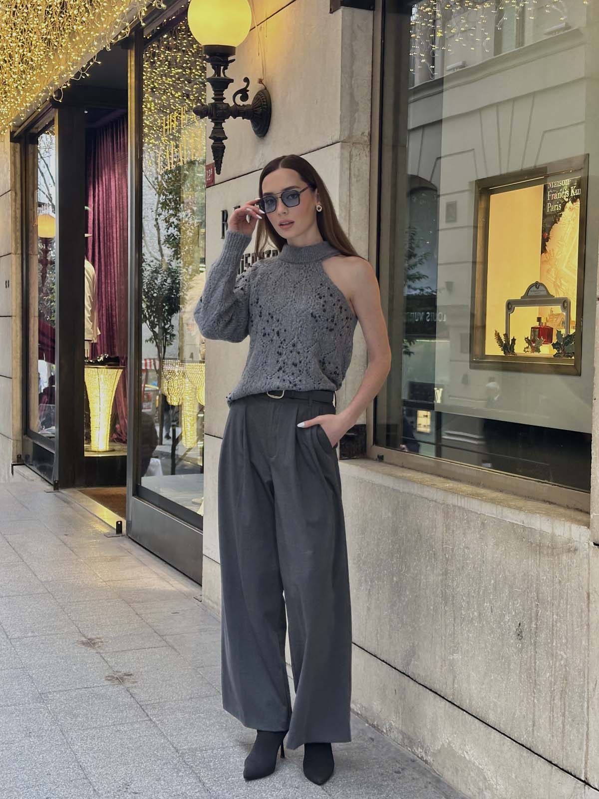 Şardon Omuz Detaylı Kazak